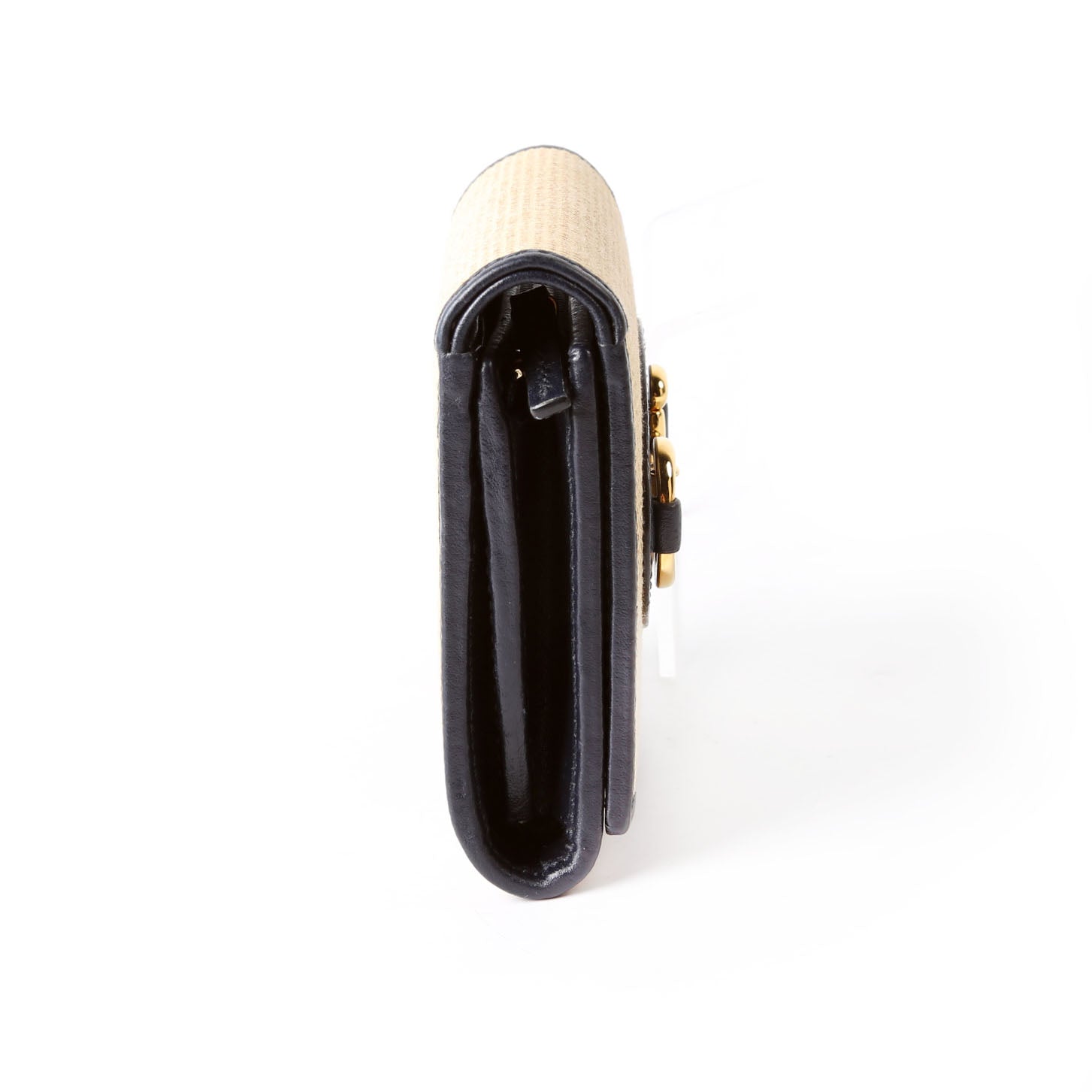 Gucci 621887 Horsebit 1955 Card Case Tan/Black