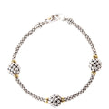 Caviar Forever Ball Station Bracelet 925/750
