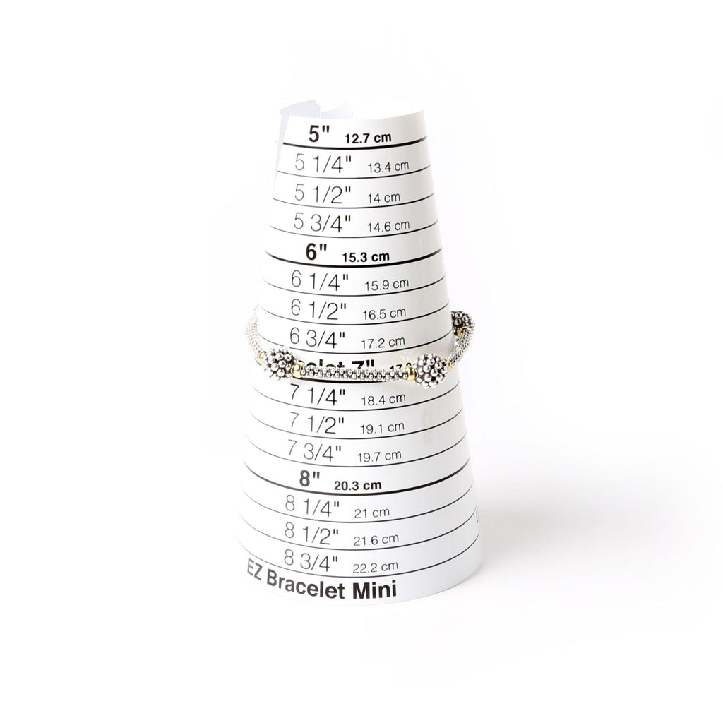 Caviar Forever Ball Station Bracelet 925/750