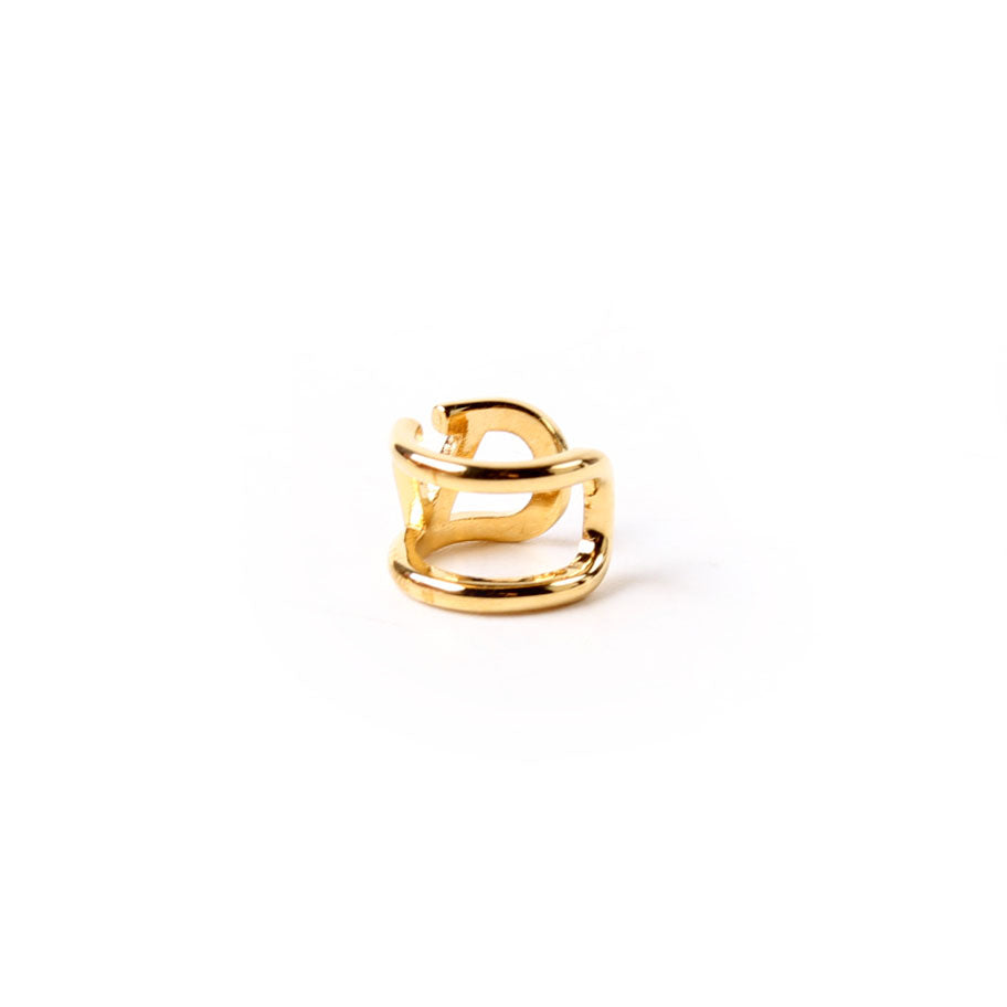 VLogo Signature Earcuff Earring Gold