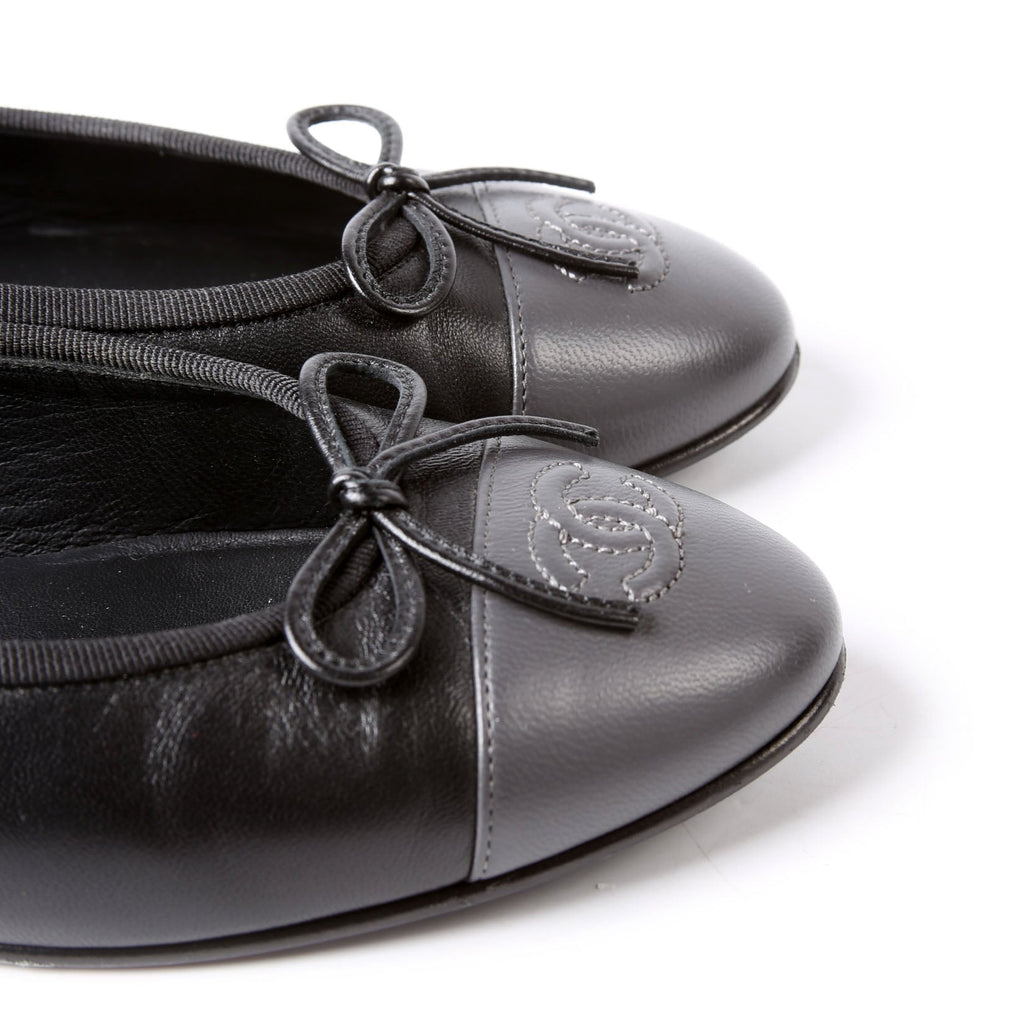 Cap Toe Ballet Flats Size 39