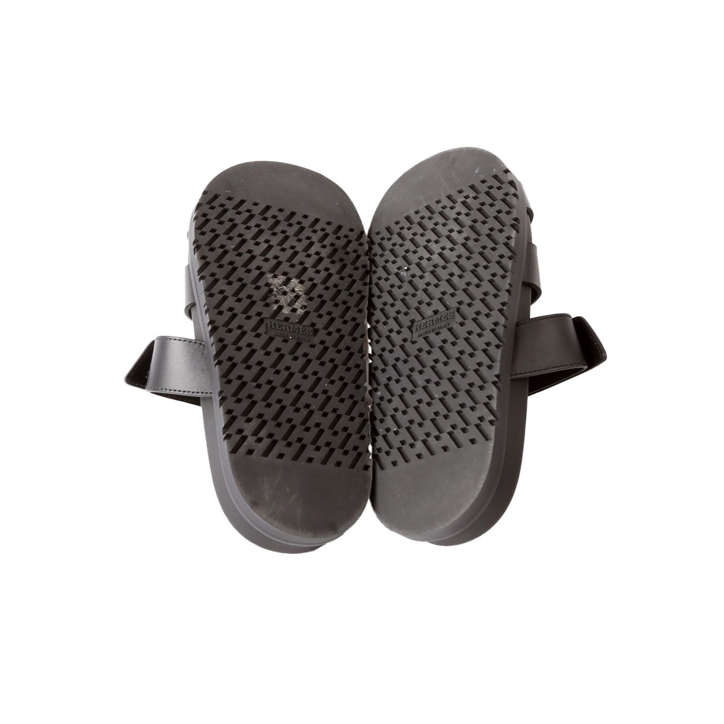 Chypre Leather Sandal Size 37 Black