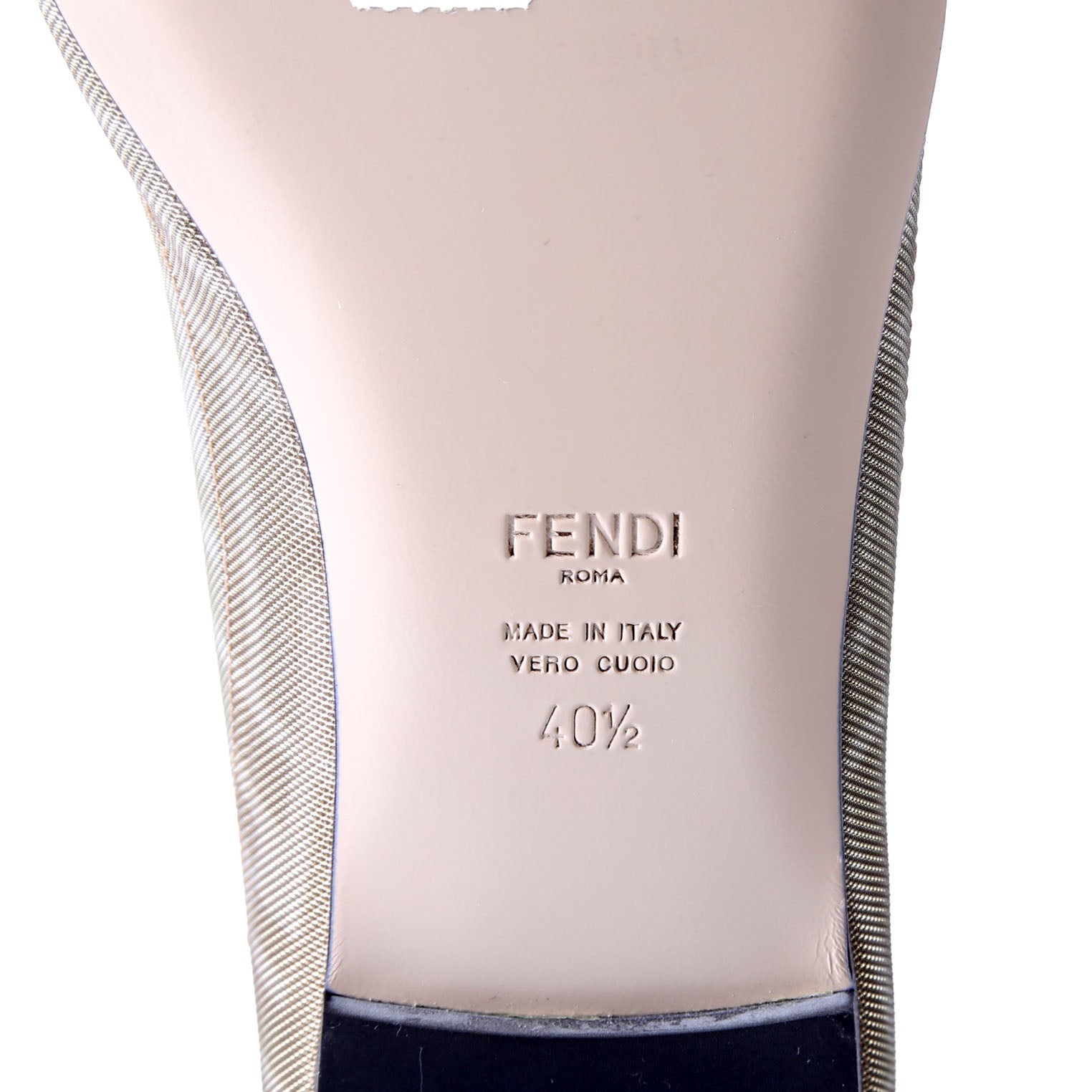 Colibri FF Mesh Pointed Ballet Flats Size 40.5 Gold