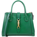 649016 Jackie 1961 Leather Medium Tote Green