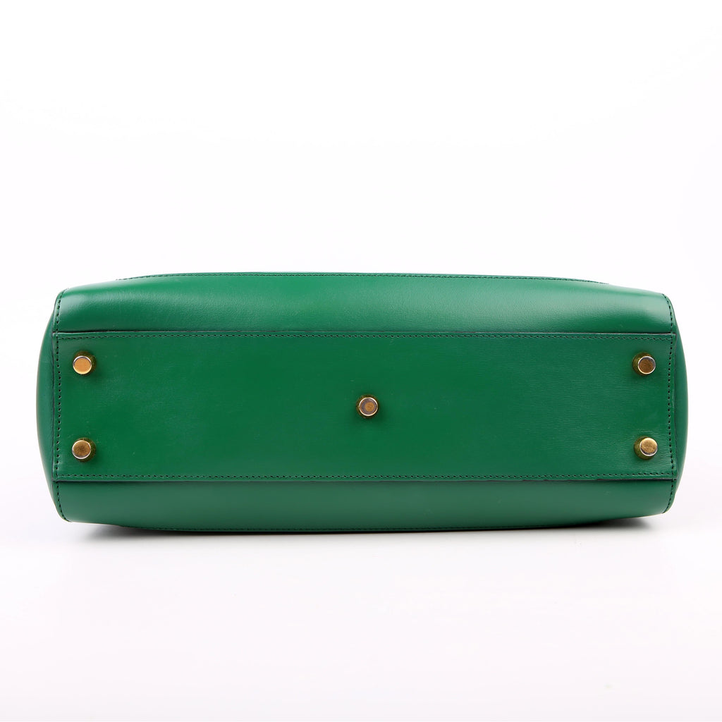 649016 Jackie 1961 Leather Medium Tote Green
