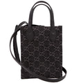 Gucci 773730 GG Denim Mini Tote Black