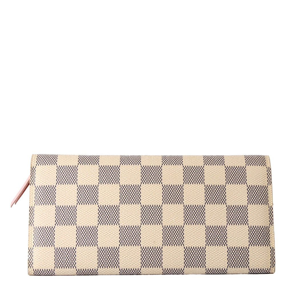 Emilie Wallet Damier Azur Newer Pink