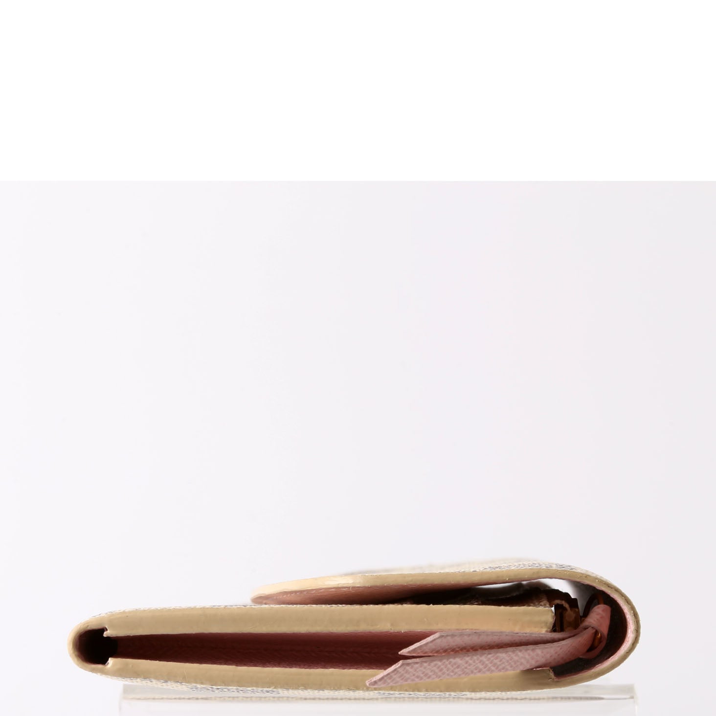Emilie Wallet Damier Azur Newer Pink