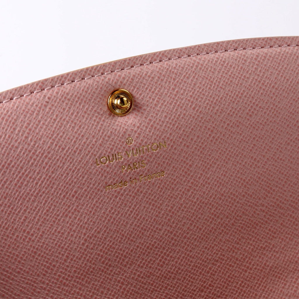 Emilie Wallet Damier Azur Newer Pink