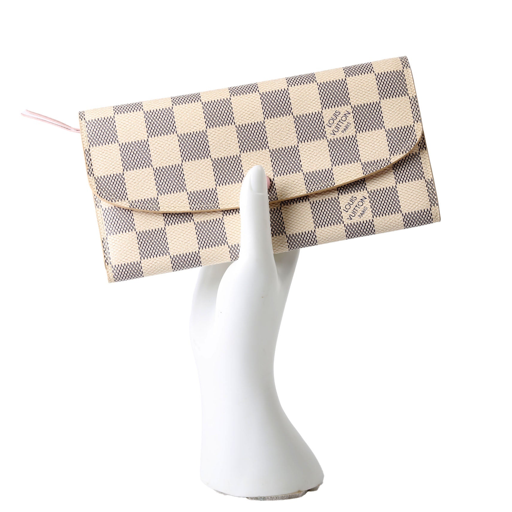 Emilie Wallet Damier Azur Newer Pink