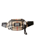 Vintage Check Sonny Bum Bag Keychain Tan/Black