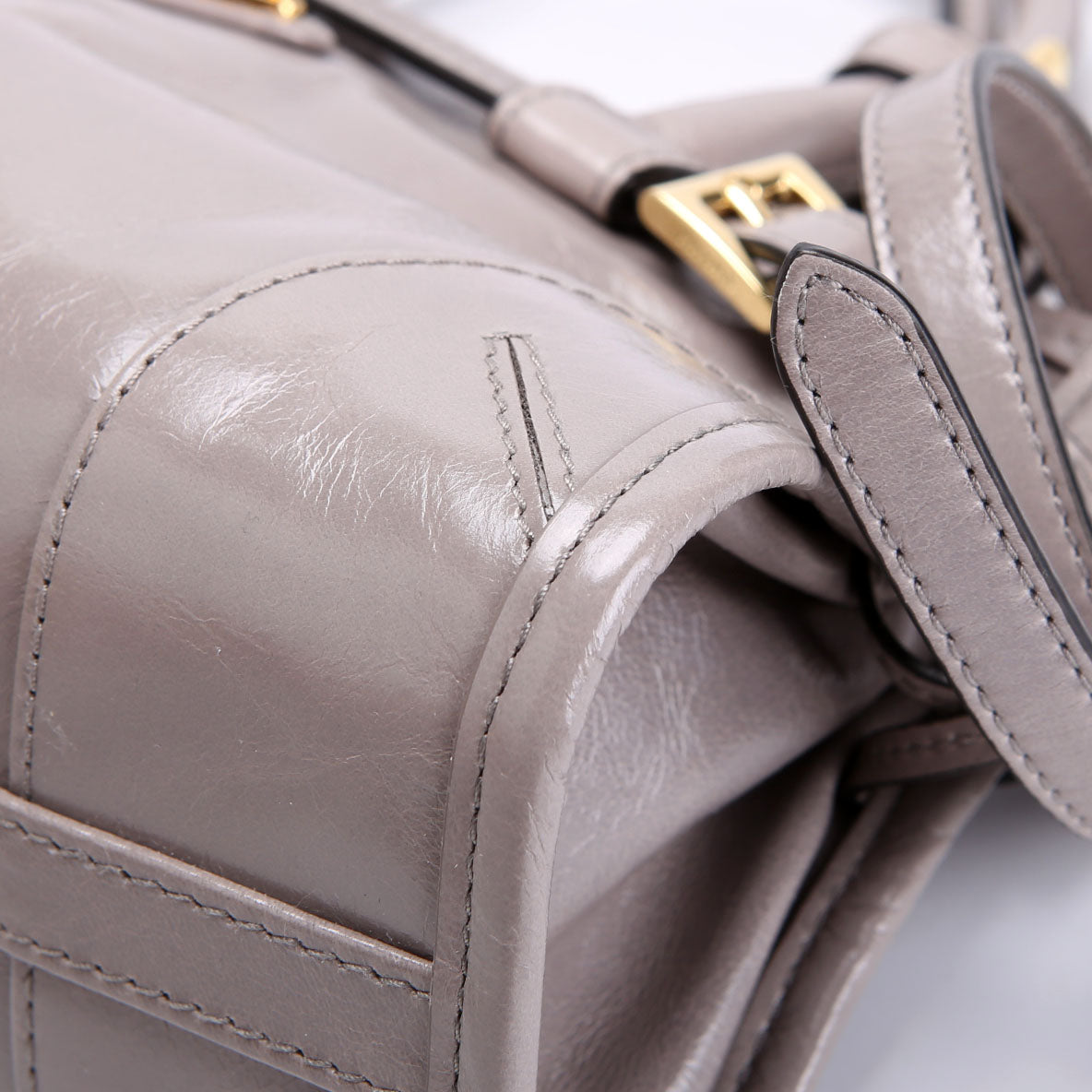 Prada 1BA486 Bonnie Mini Shoulder Bag Grey