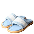 Bliss Comfort Denim Mules Size 37 Demin