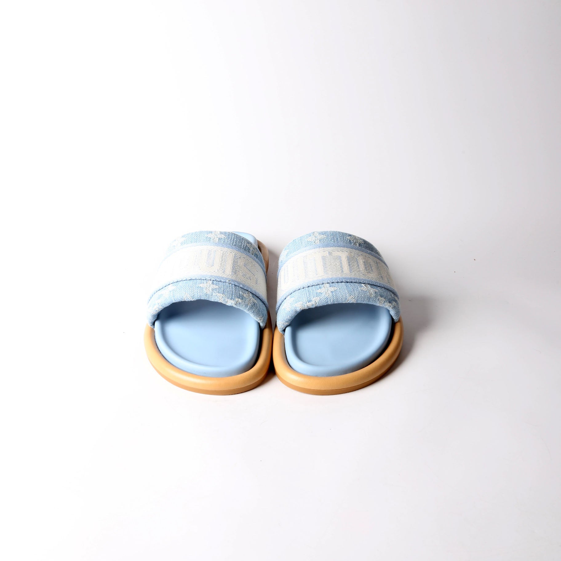Bliss Comfort Denim Mules Size 37 Demin
