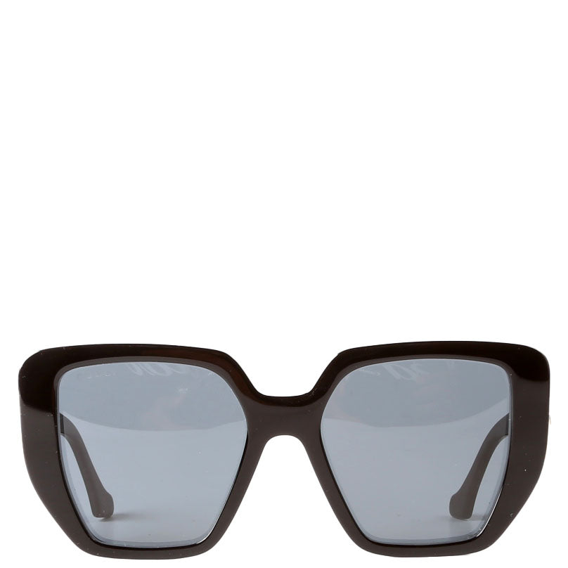 GG0956S Double G Oversized Rectangle Sunglasses Black
