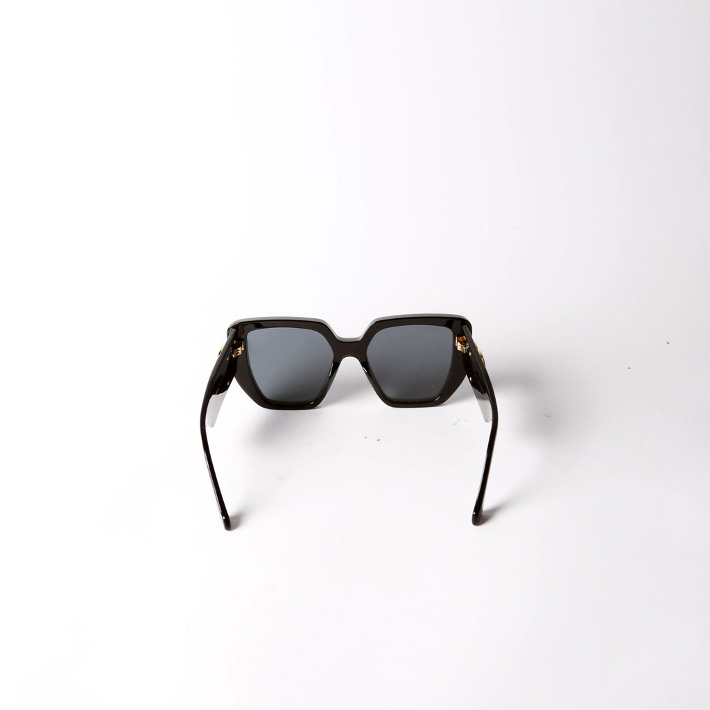 GG0956S Double G Oversized Rectangle Sunglasses Black