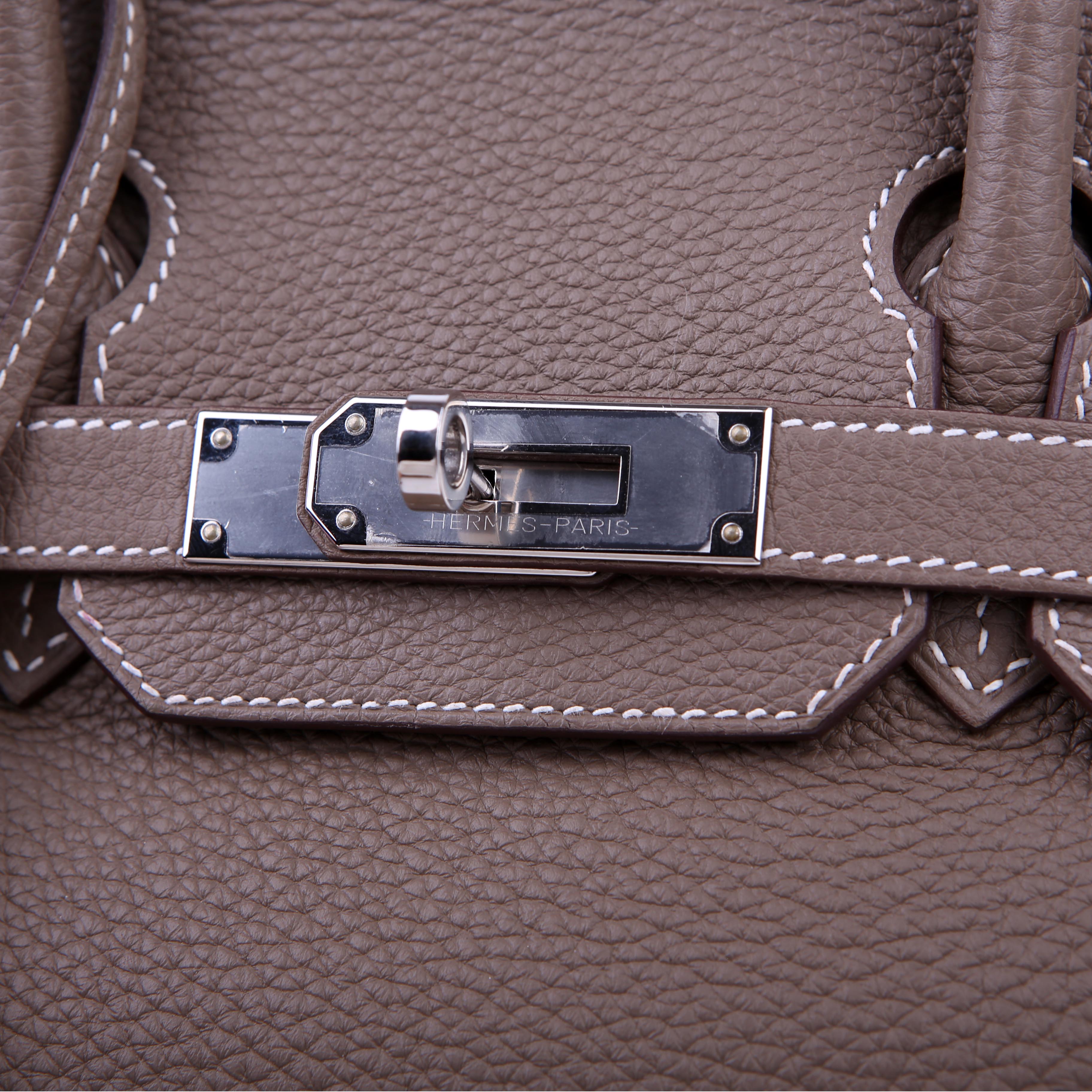 Hermes Birkin 30 Togo 2020 Etoupe/Palladium
