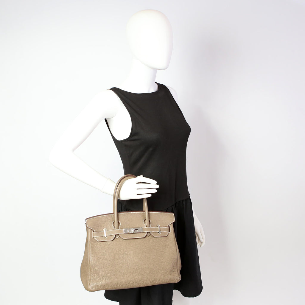 Hermes Birkin 30 Togo 2020 Etoupe/Palladium