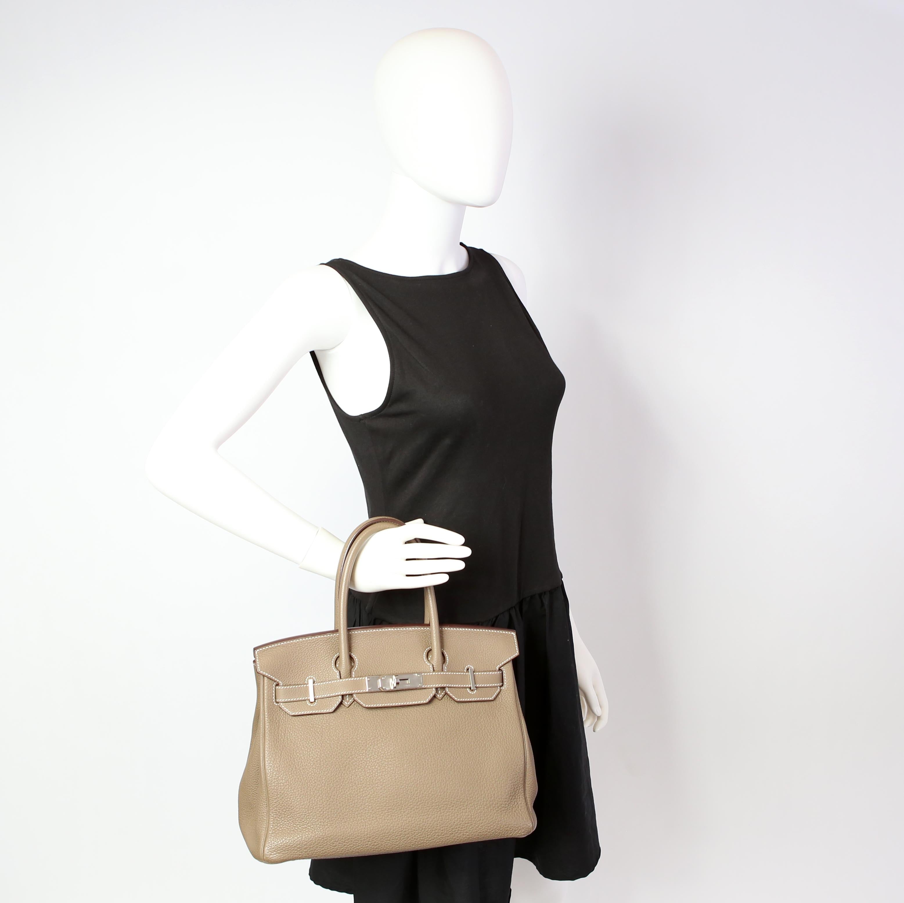 Hermes Birkin 30 Togo 2020 Etoupe/Palladium