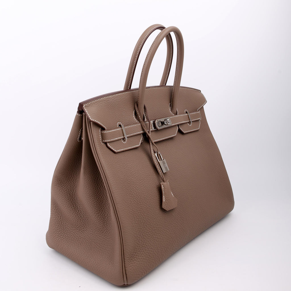 Hermes Birkin 35 Togo 2019 Etoupe/Palladium