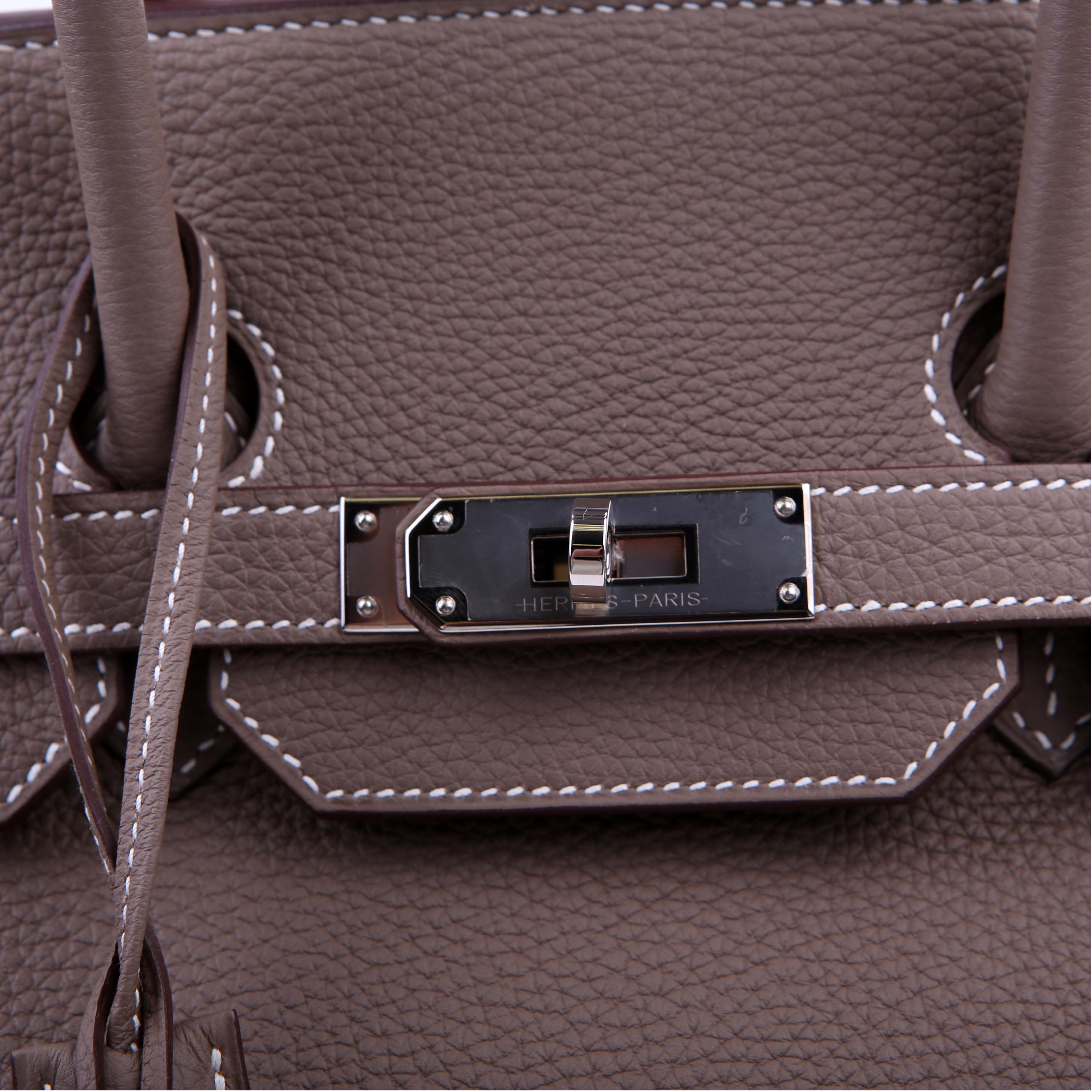 Hermes Birkin 35 Togo 2019 Etoupe/Palladium