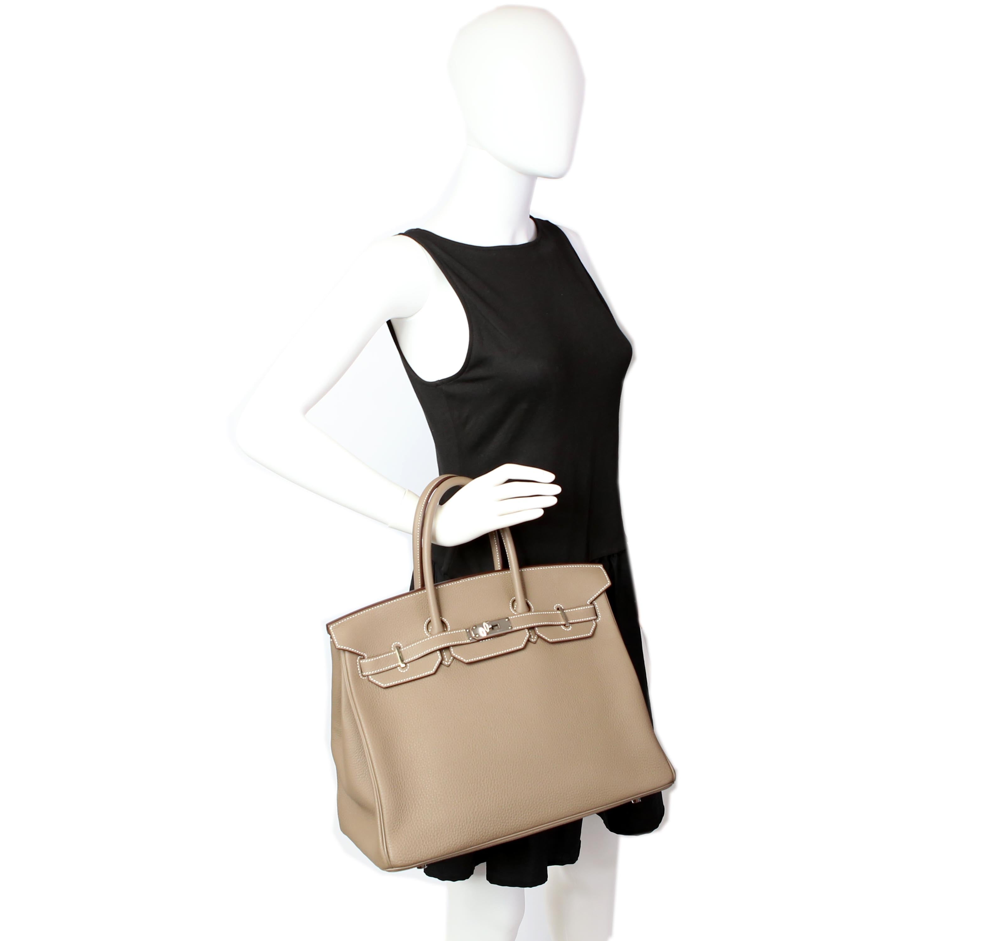 Hermes Birkin 35 Togo 2019 Etoupe/Palladium