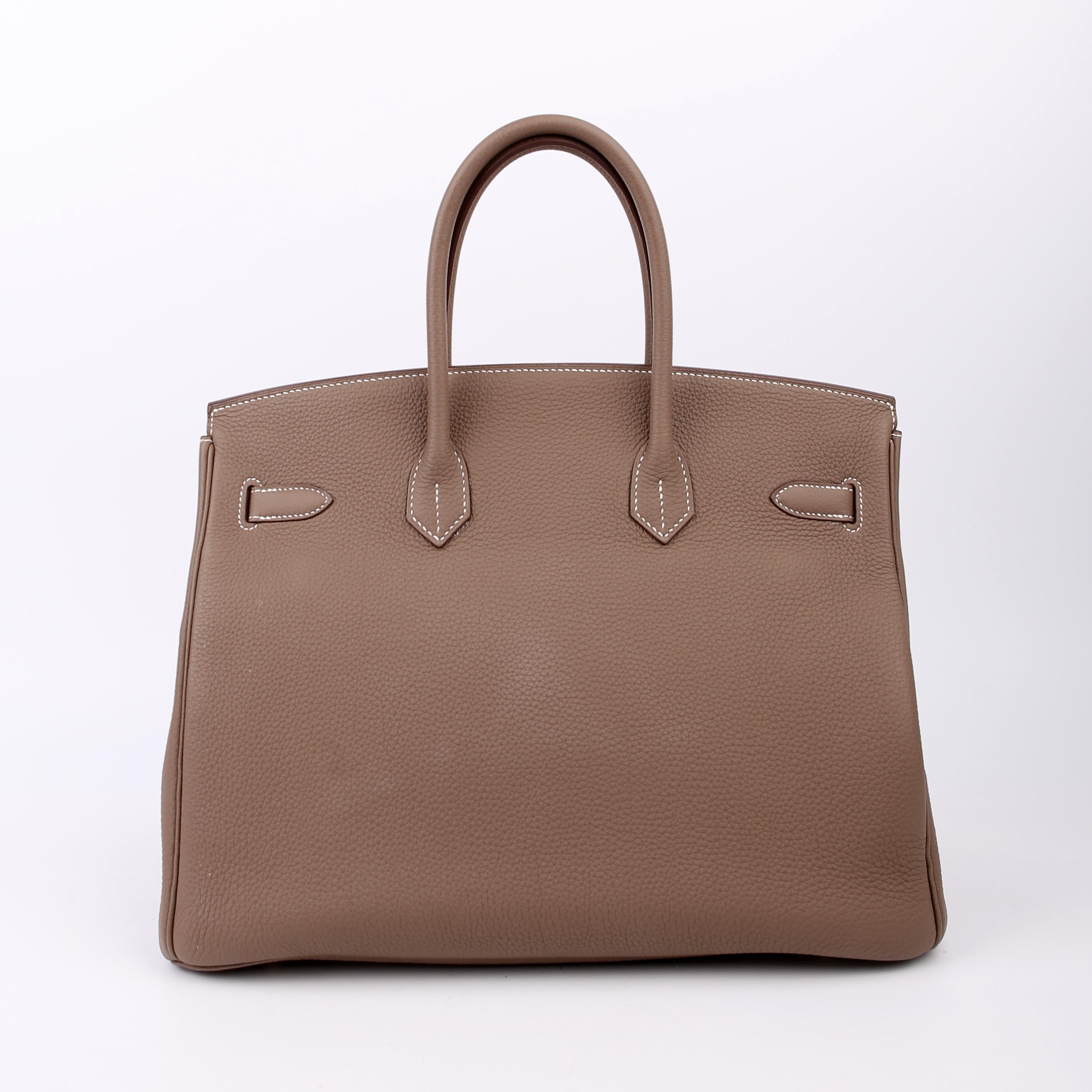 Hermes Birkin 35 Togo 2019 Etoupe/Gold