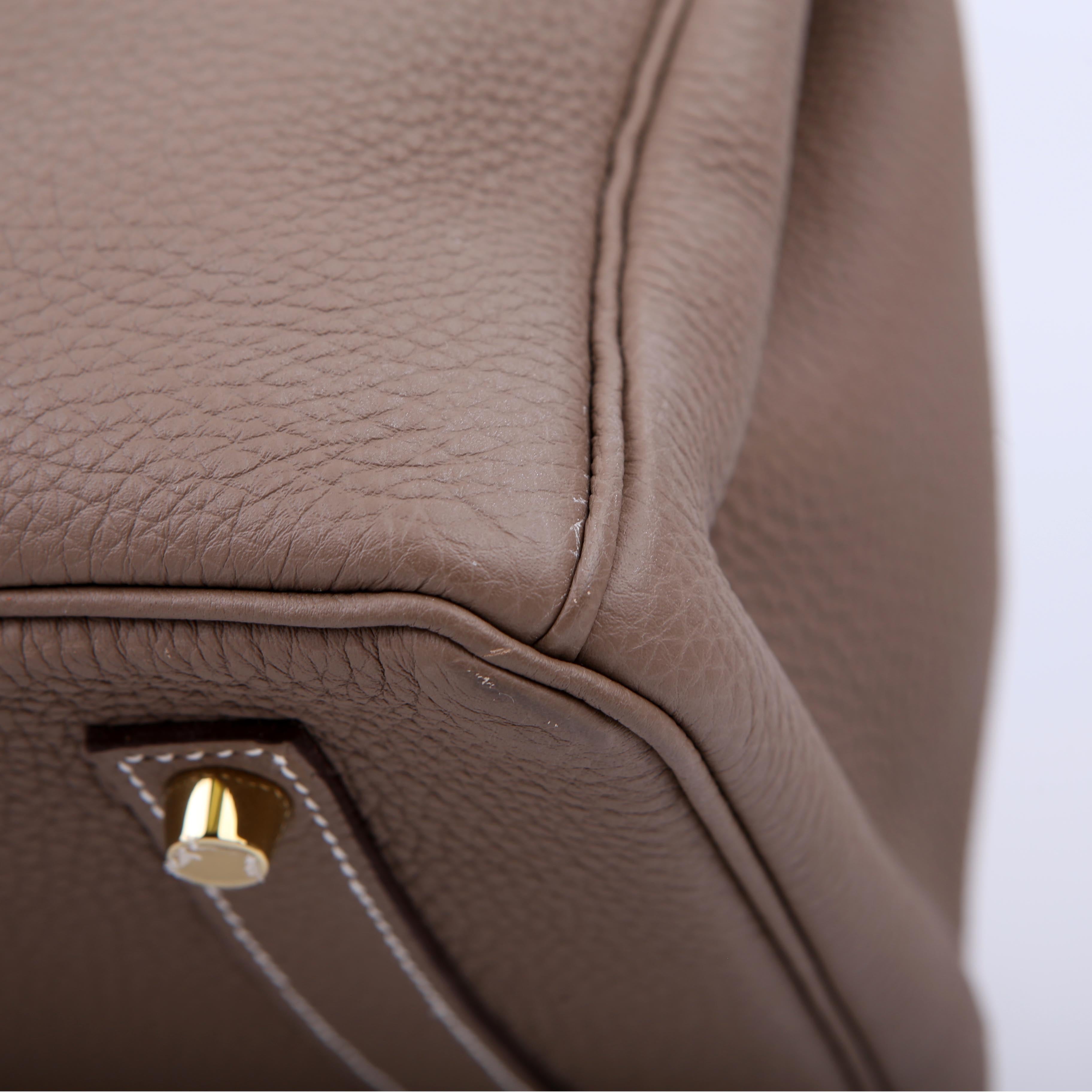 Hermes Birkin 35 Togo 2019 Etoupe/Gold