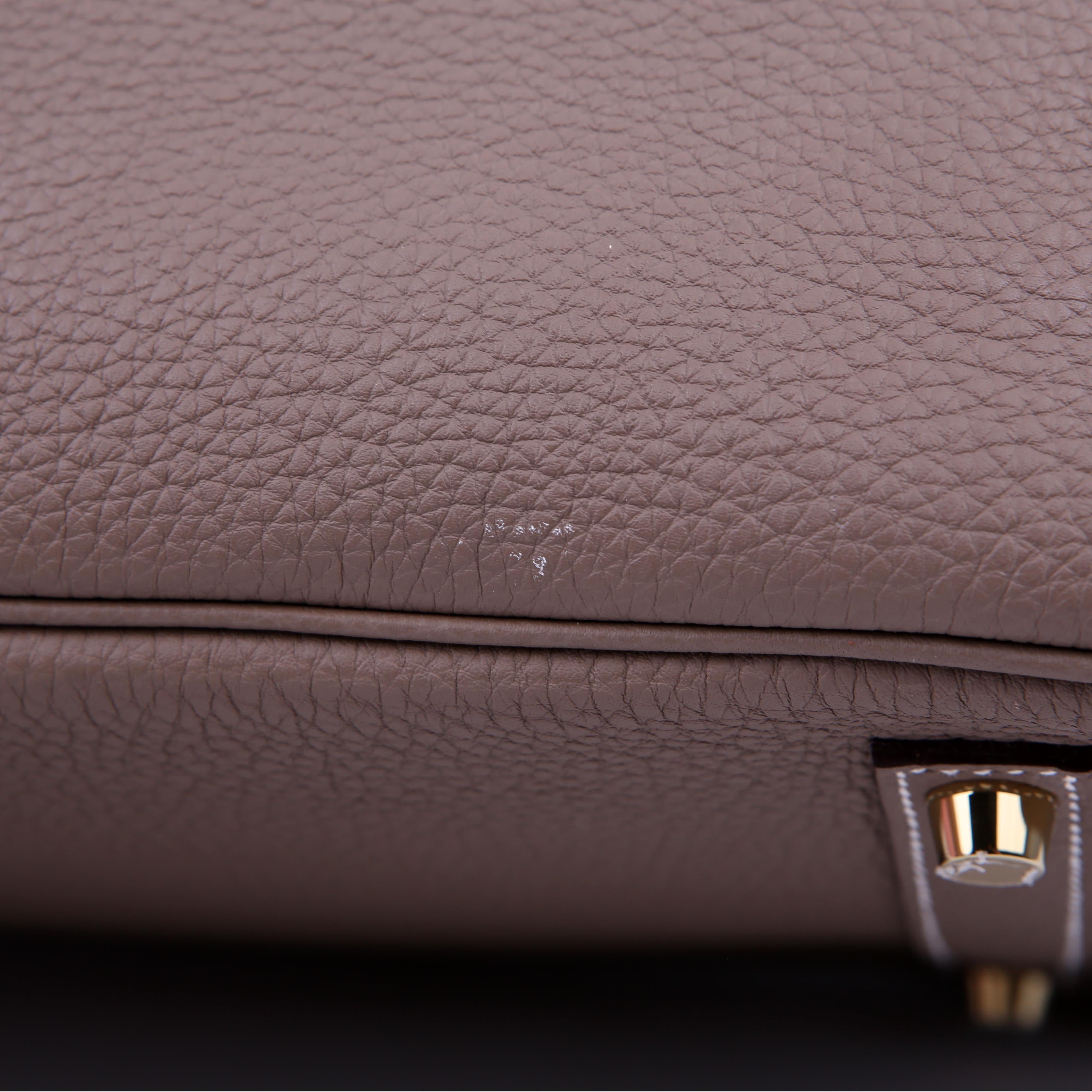Hermes Birkin 35 Togo 2019 Etoupe/Gold
