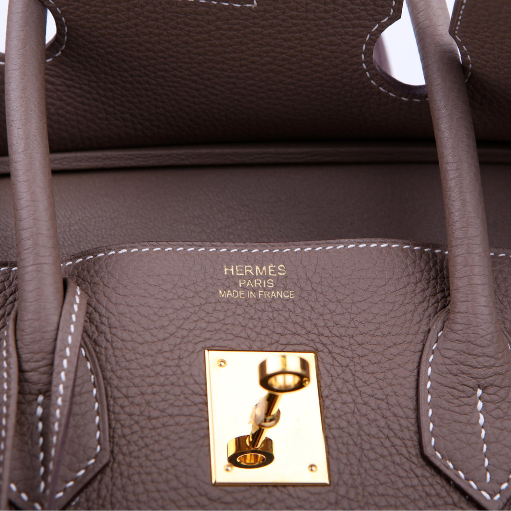 Hermes Birkin 35 Togo 2019 Etoupe/Gold