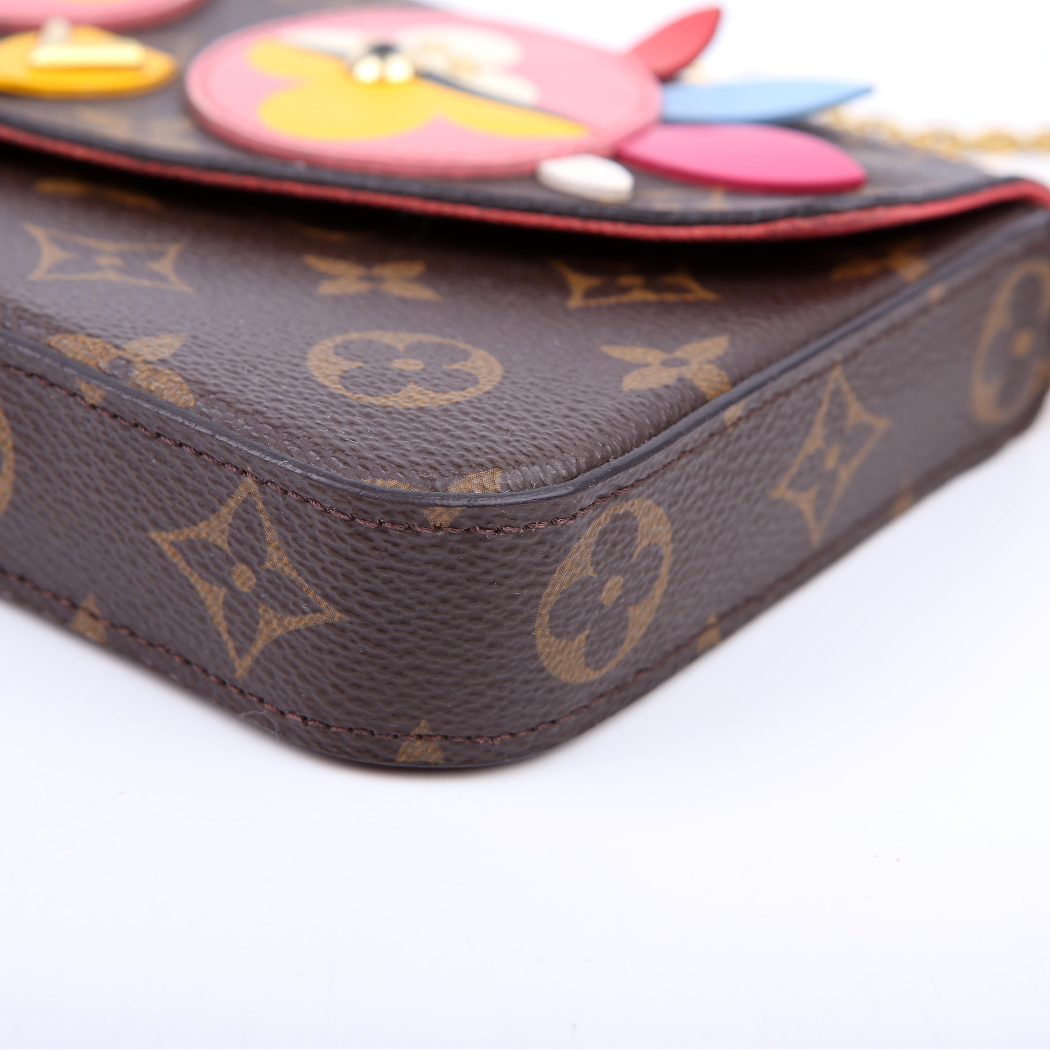 Pochette Felicie Lovely Bird Monogram
