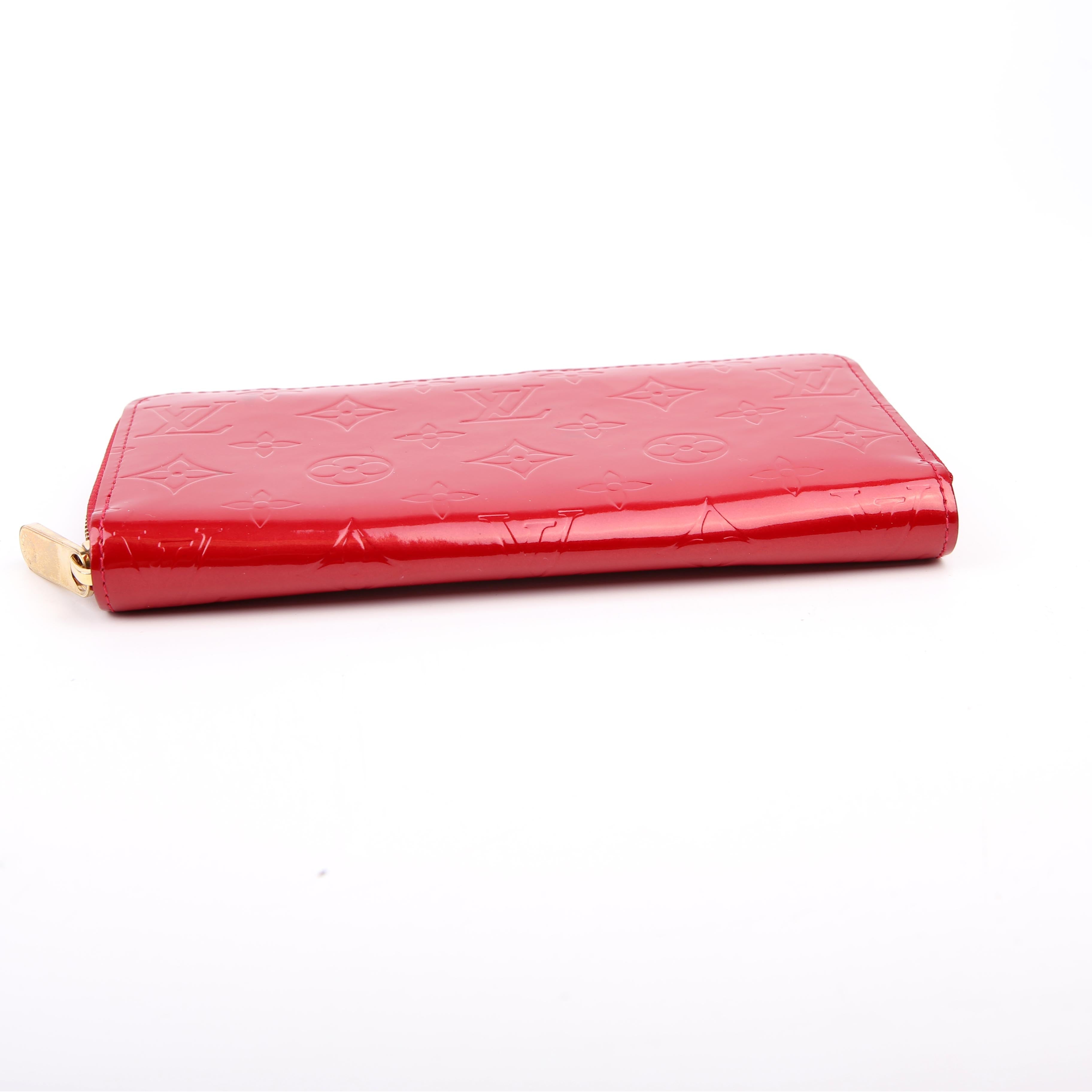 Zippy Wallet Vernis Red
