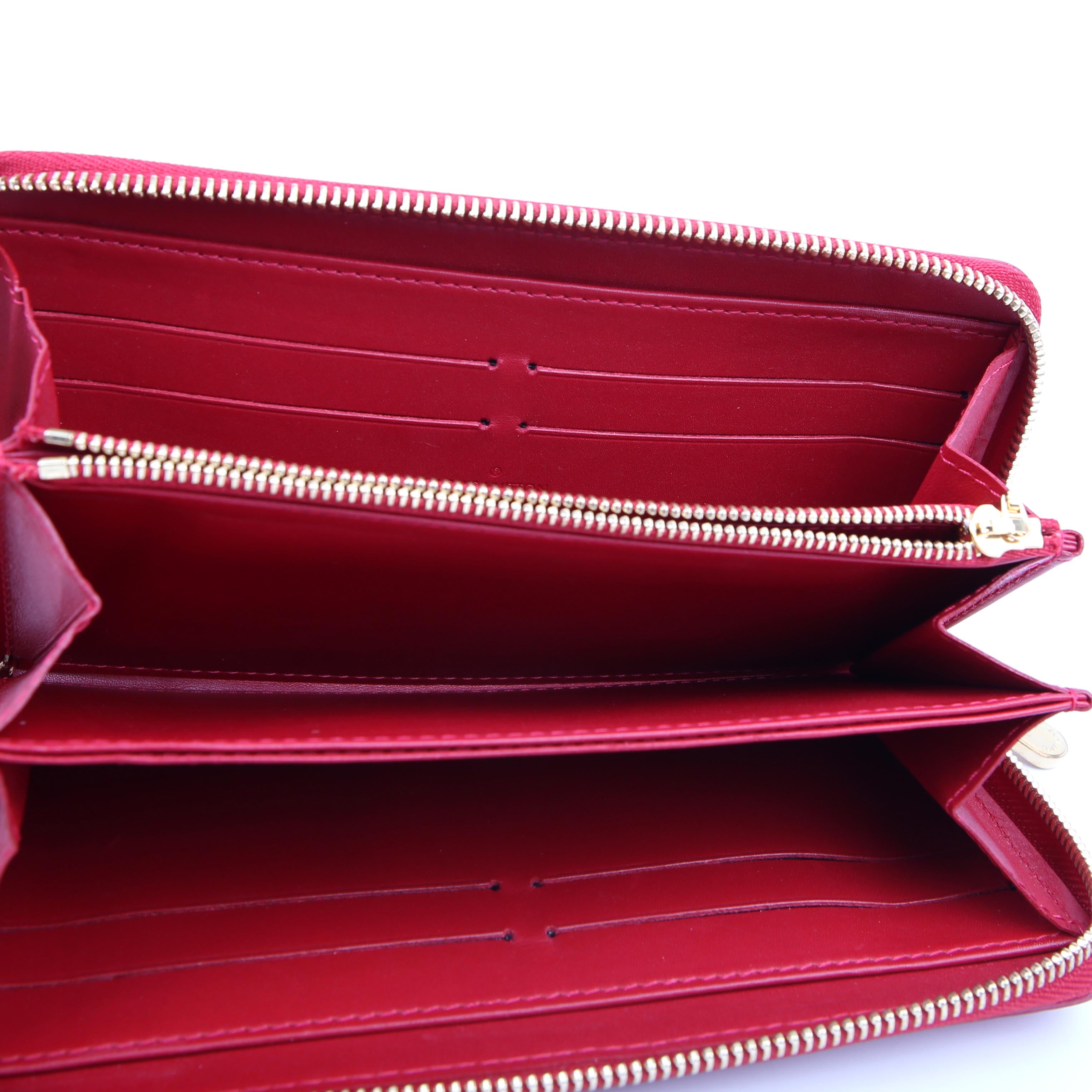 Zippy Wallet Vernis Red