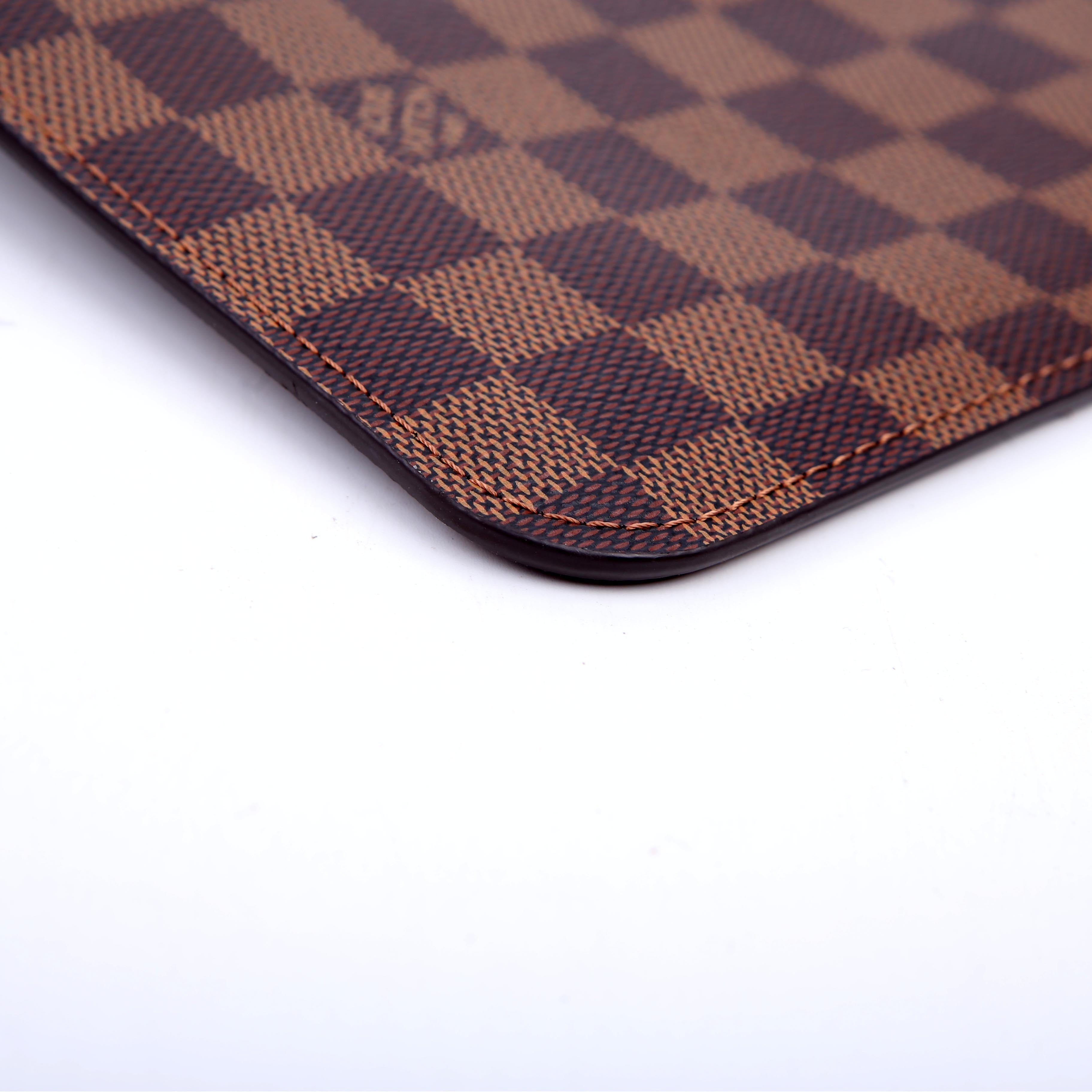 Pochette Only Neverfull Damier Ebene Red
