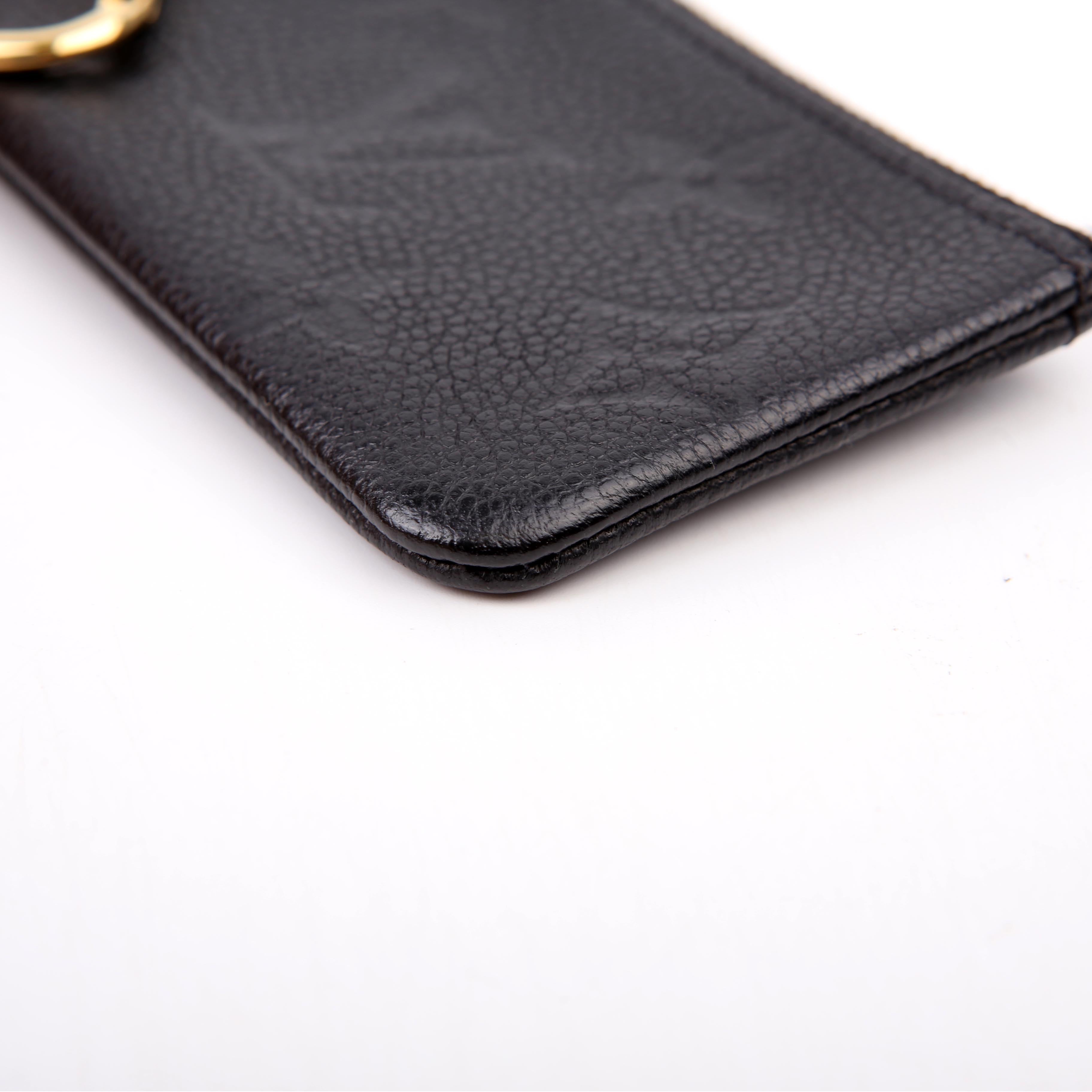 Pochette Cles Empreinte Black