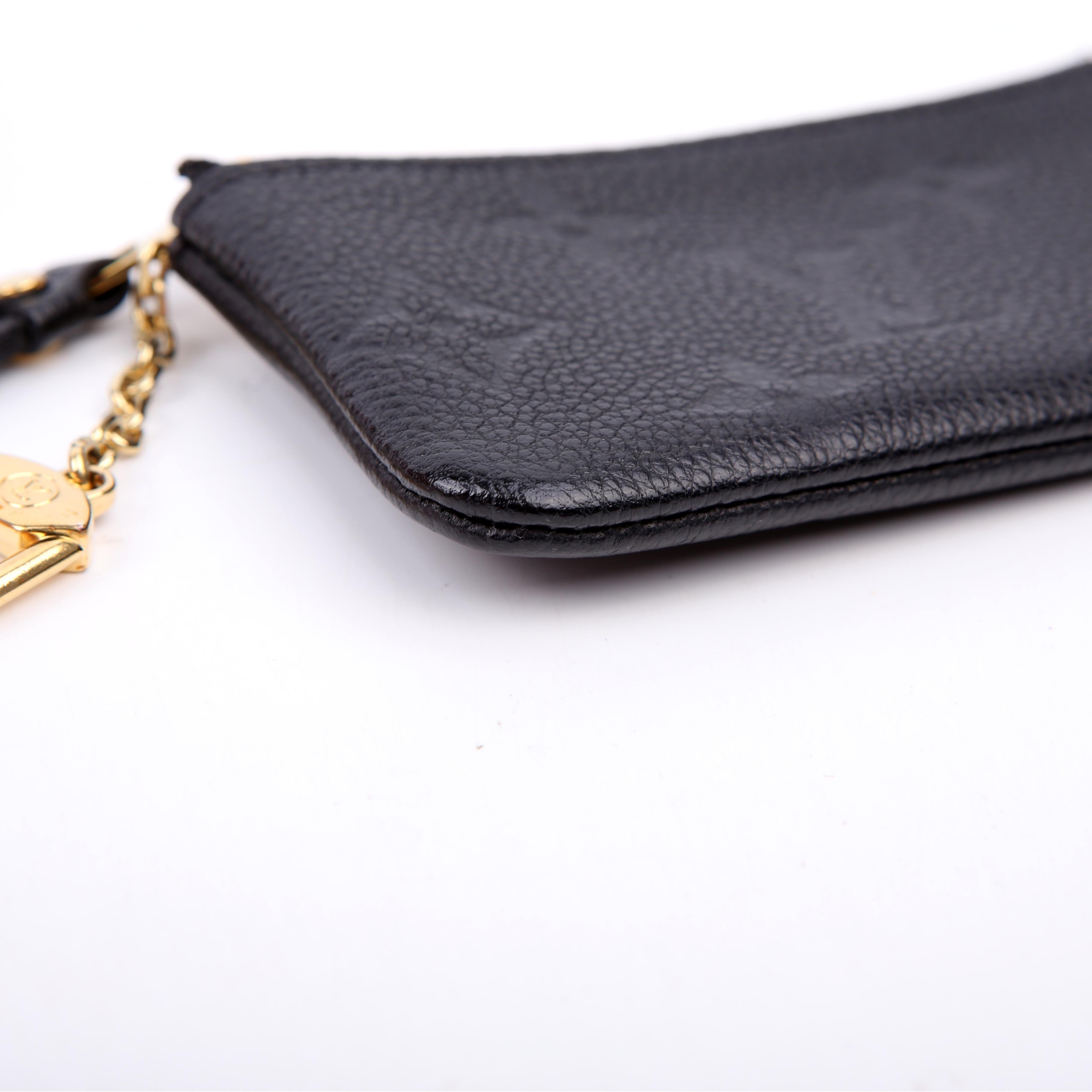 Pochette Cles Empreinte Black