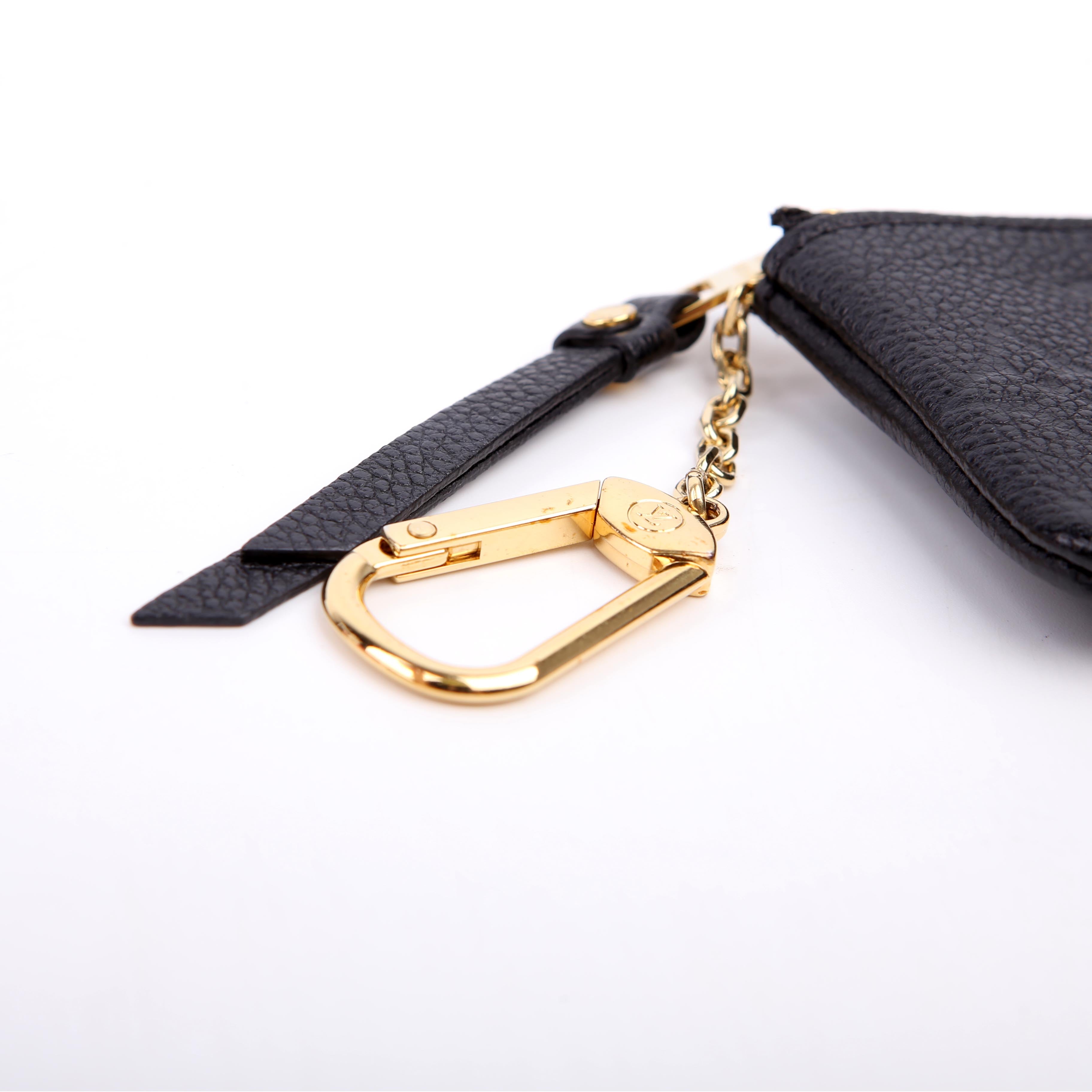 Pochette Cles Empreinte Black