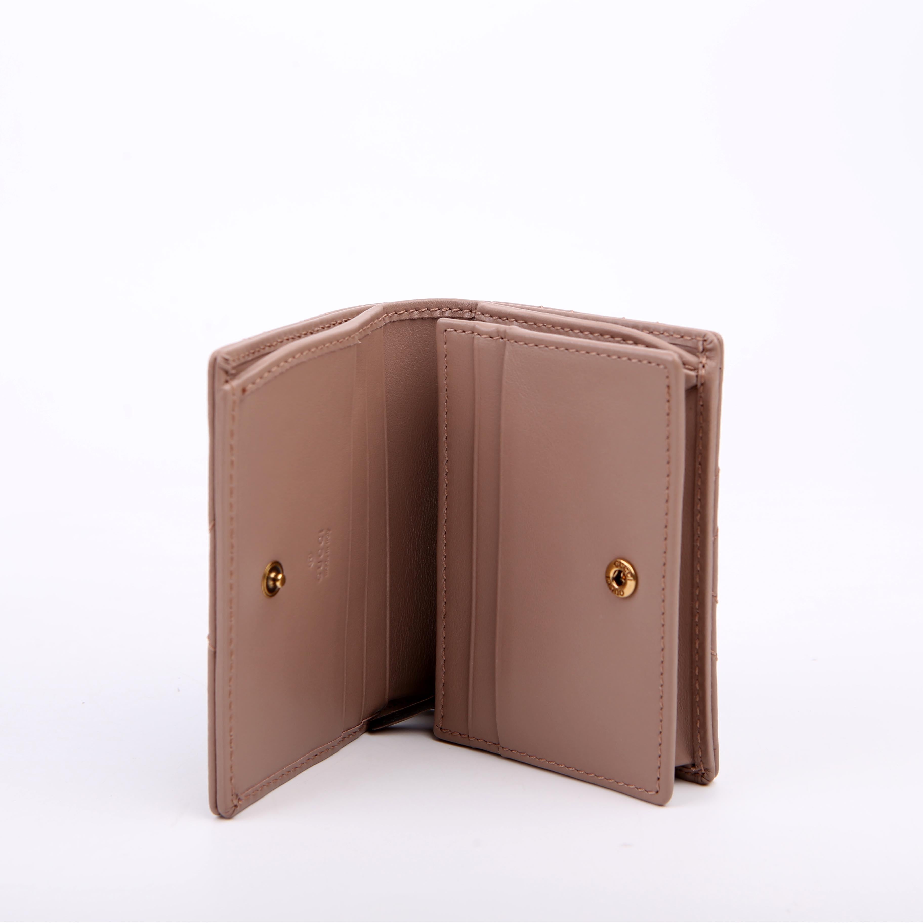 Gucci 466492 GG Marmont Card Case Tan