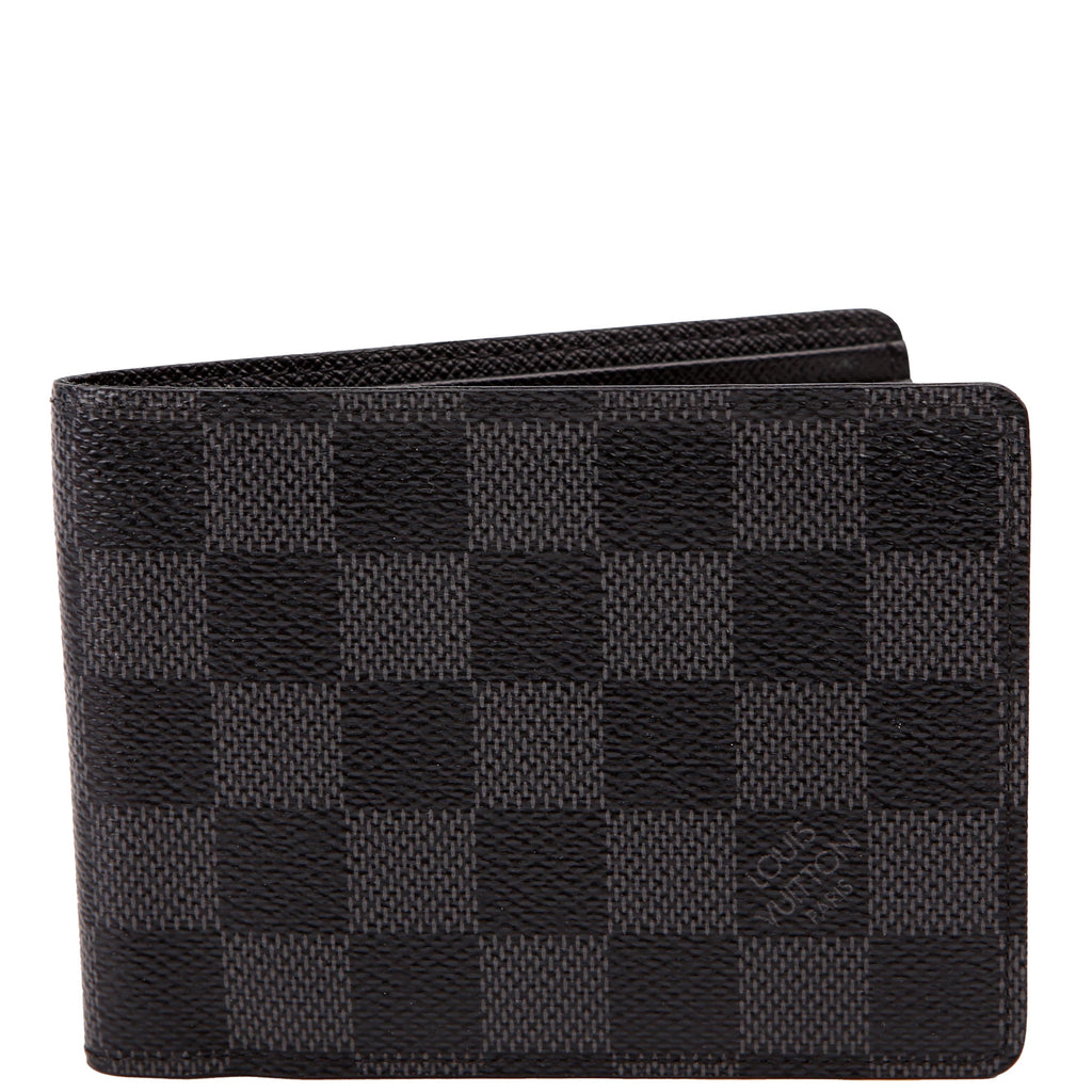 Mens Multiple Wallet Damier Graphite