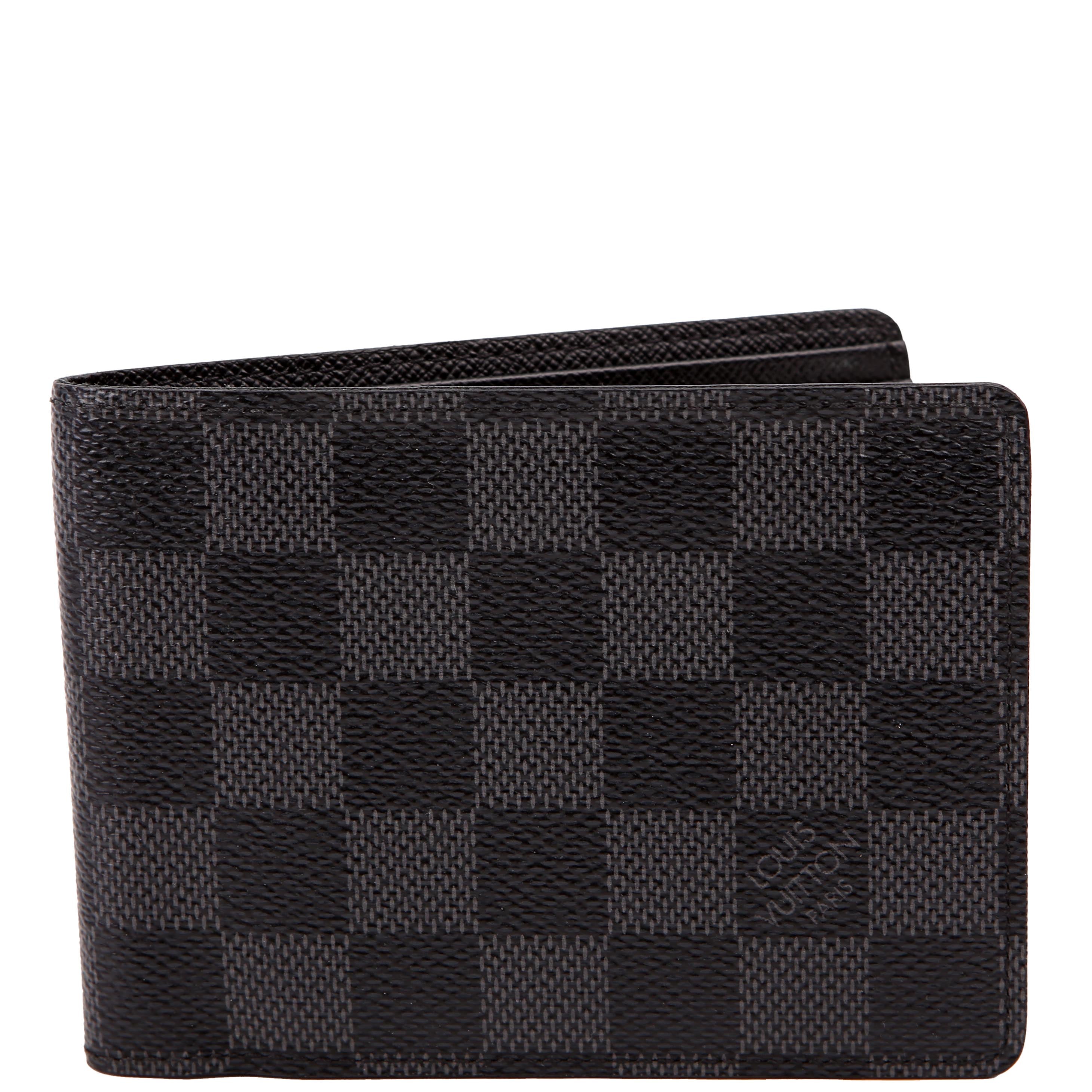 Mens Multiple Wallet Damier Graphite