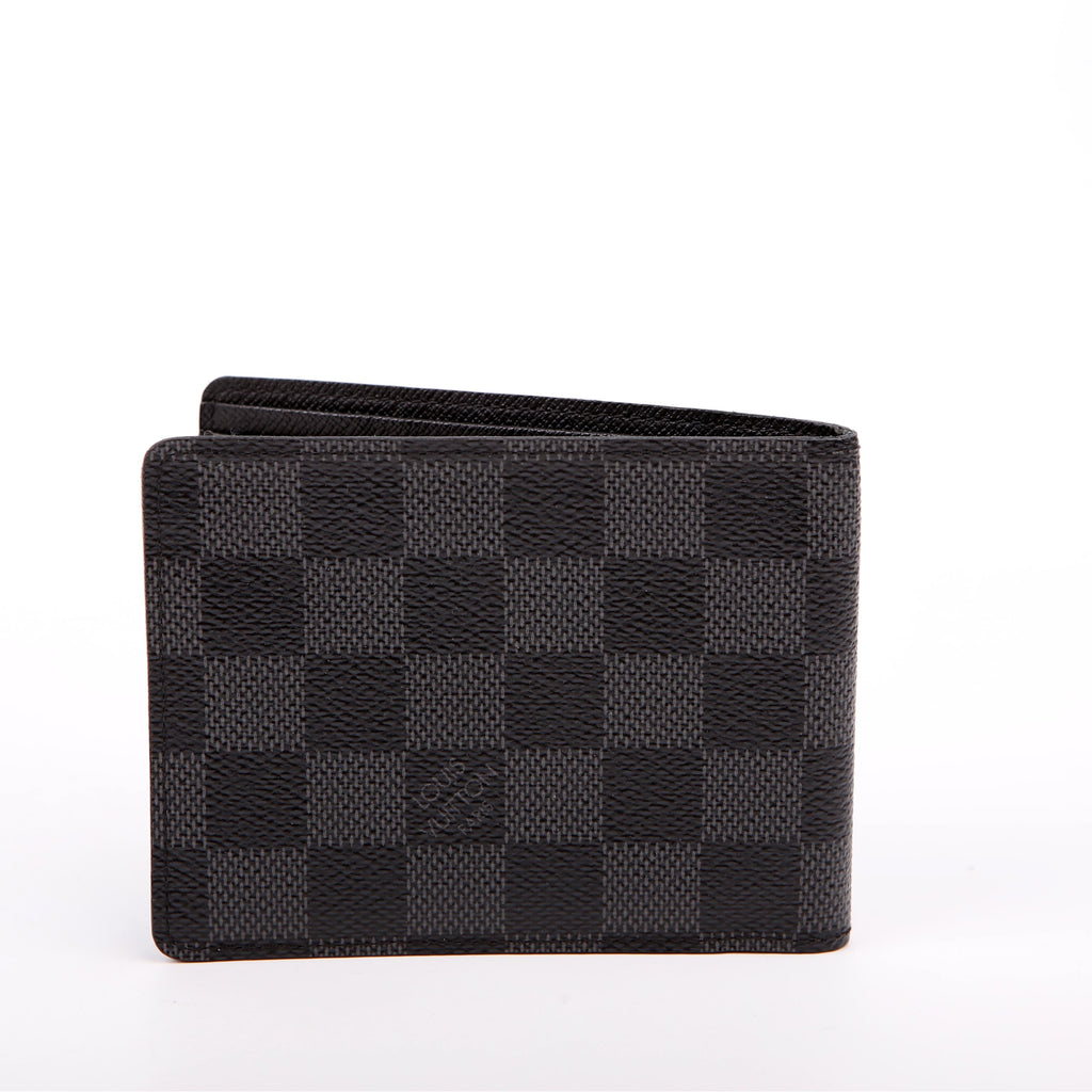 Mens Multiple Wallet Damier Graphite