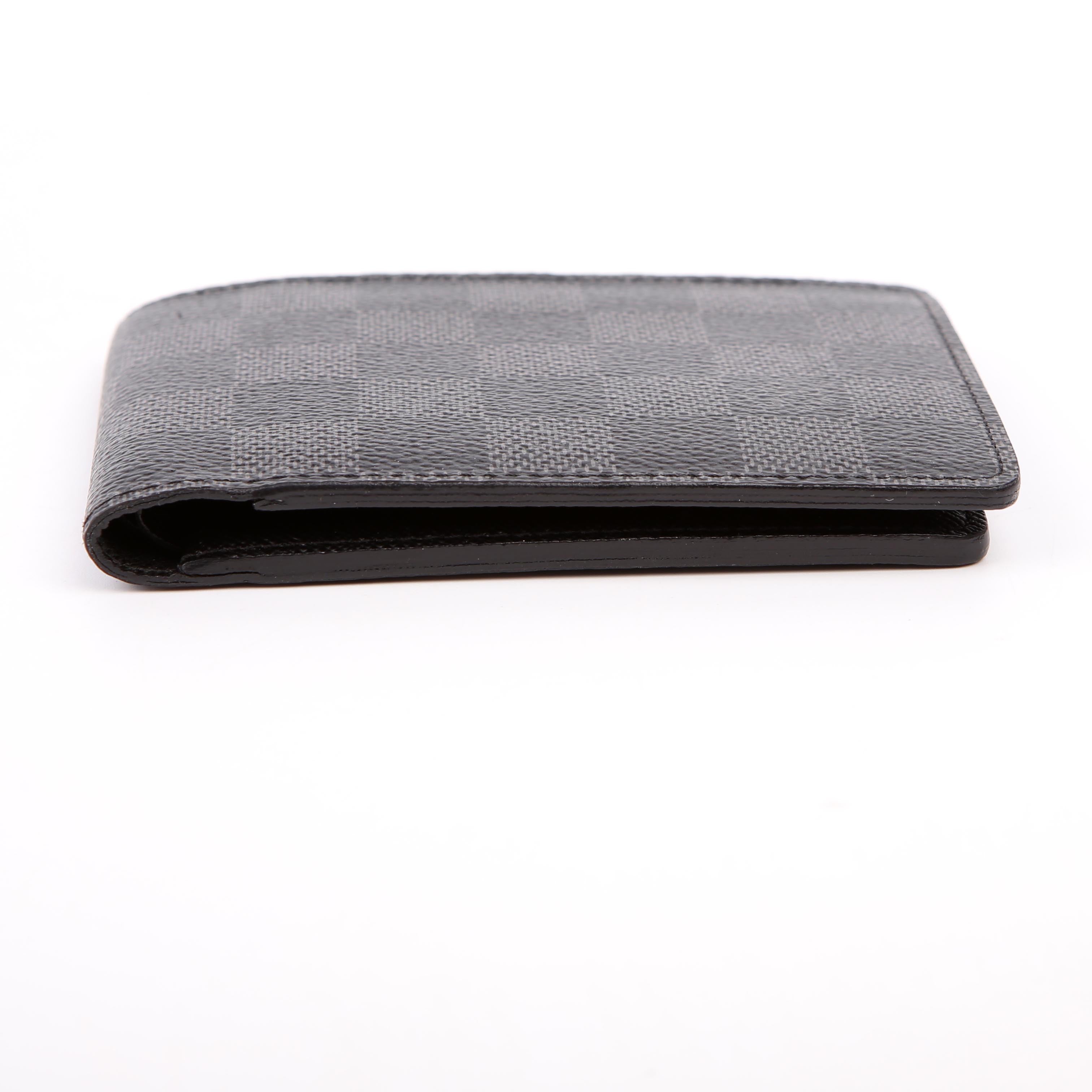 Mens Multiple Wallet Damier Graphite