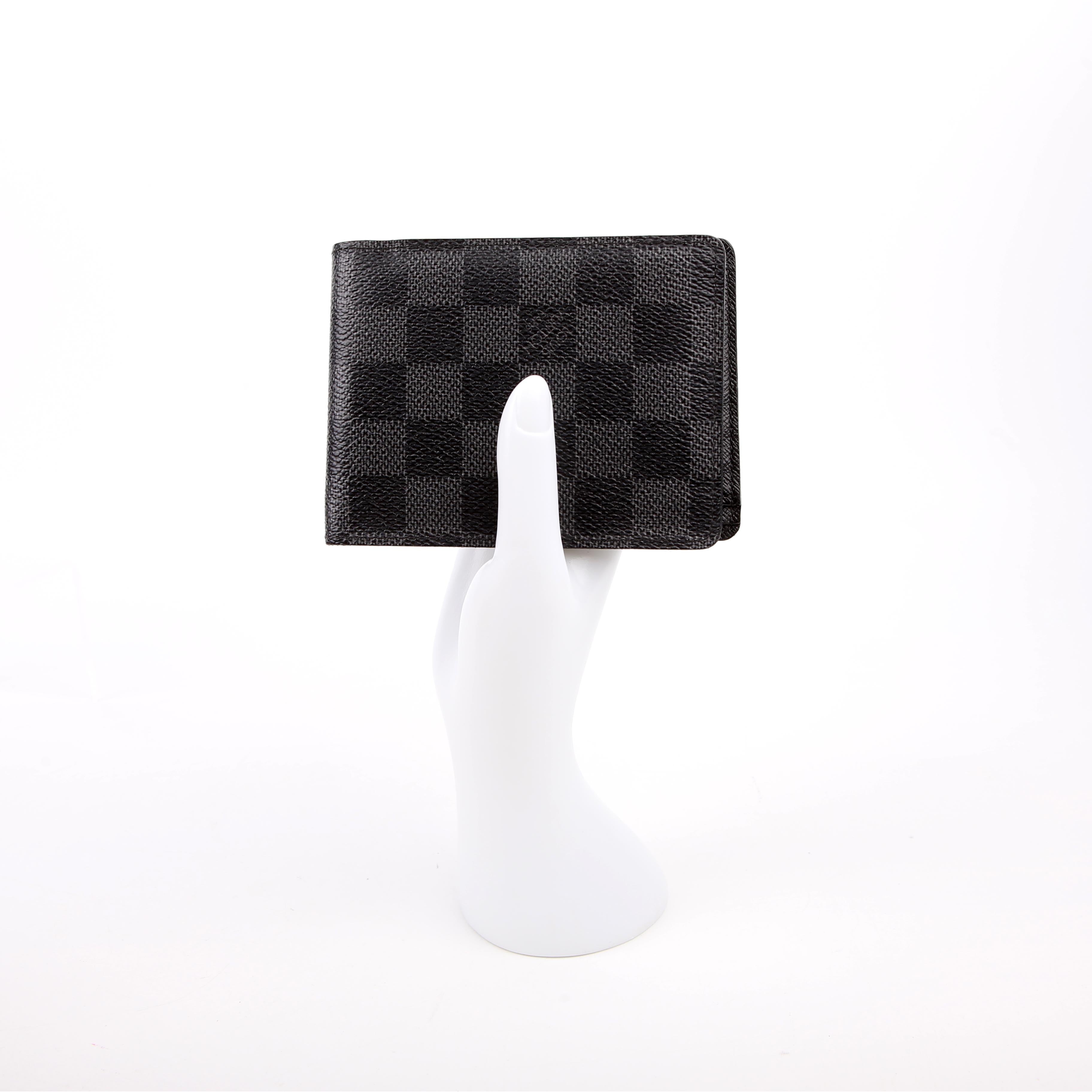 Mens Multiple Wallet Damier Graphite