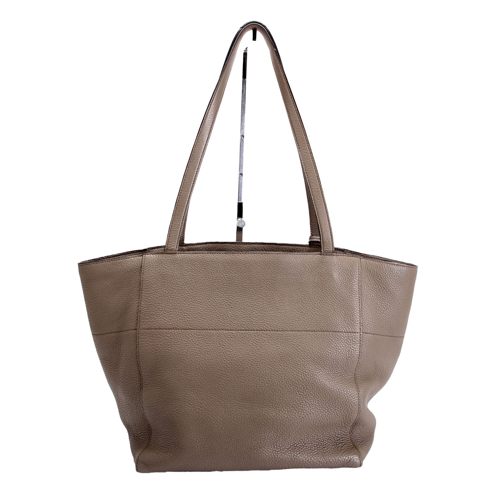 Vitello Phenix Shopping Tote Taupe