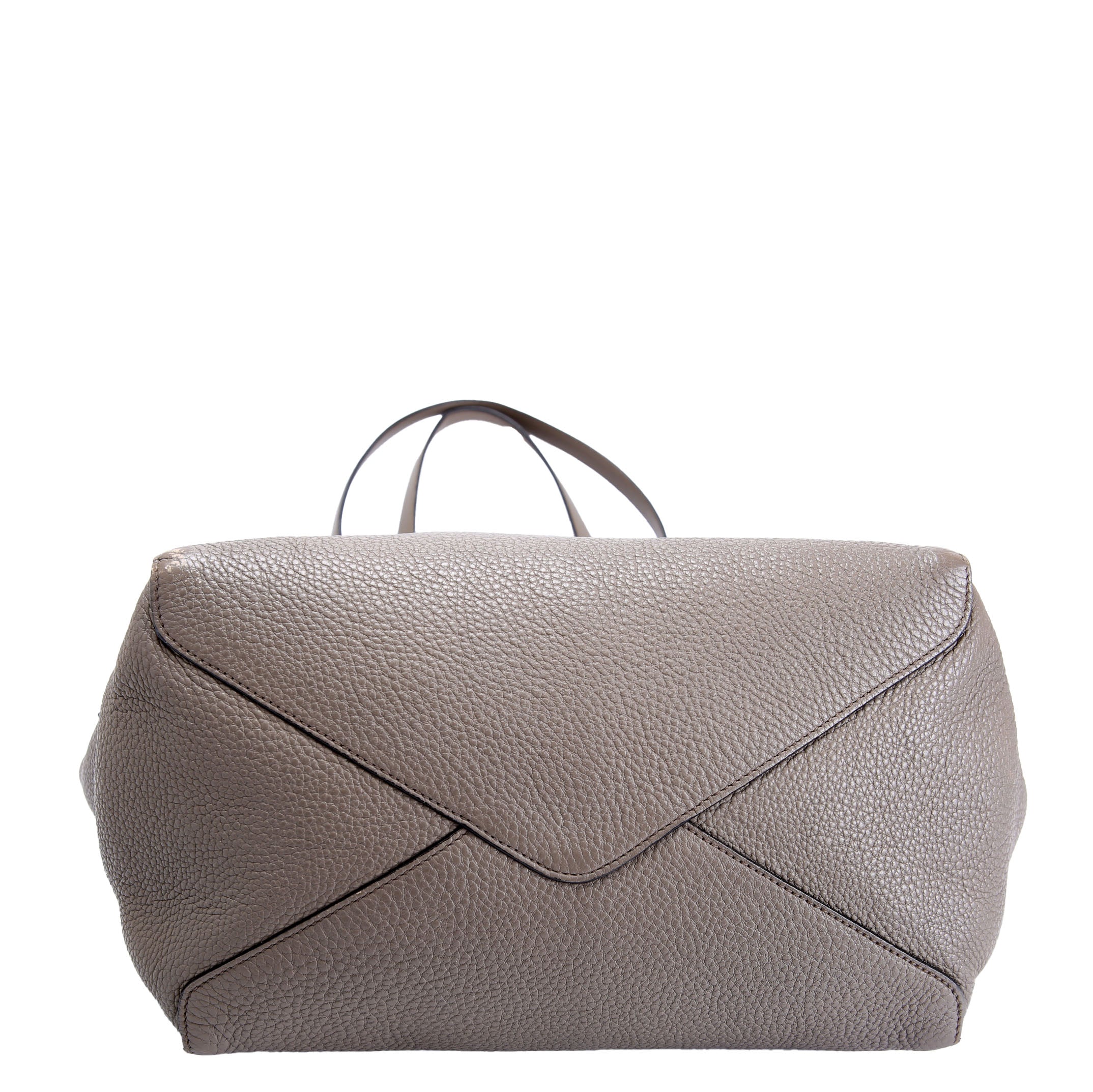 Vitello Phenix Shopping Tote Taupe