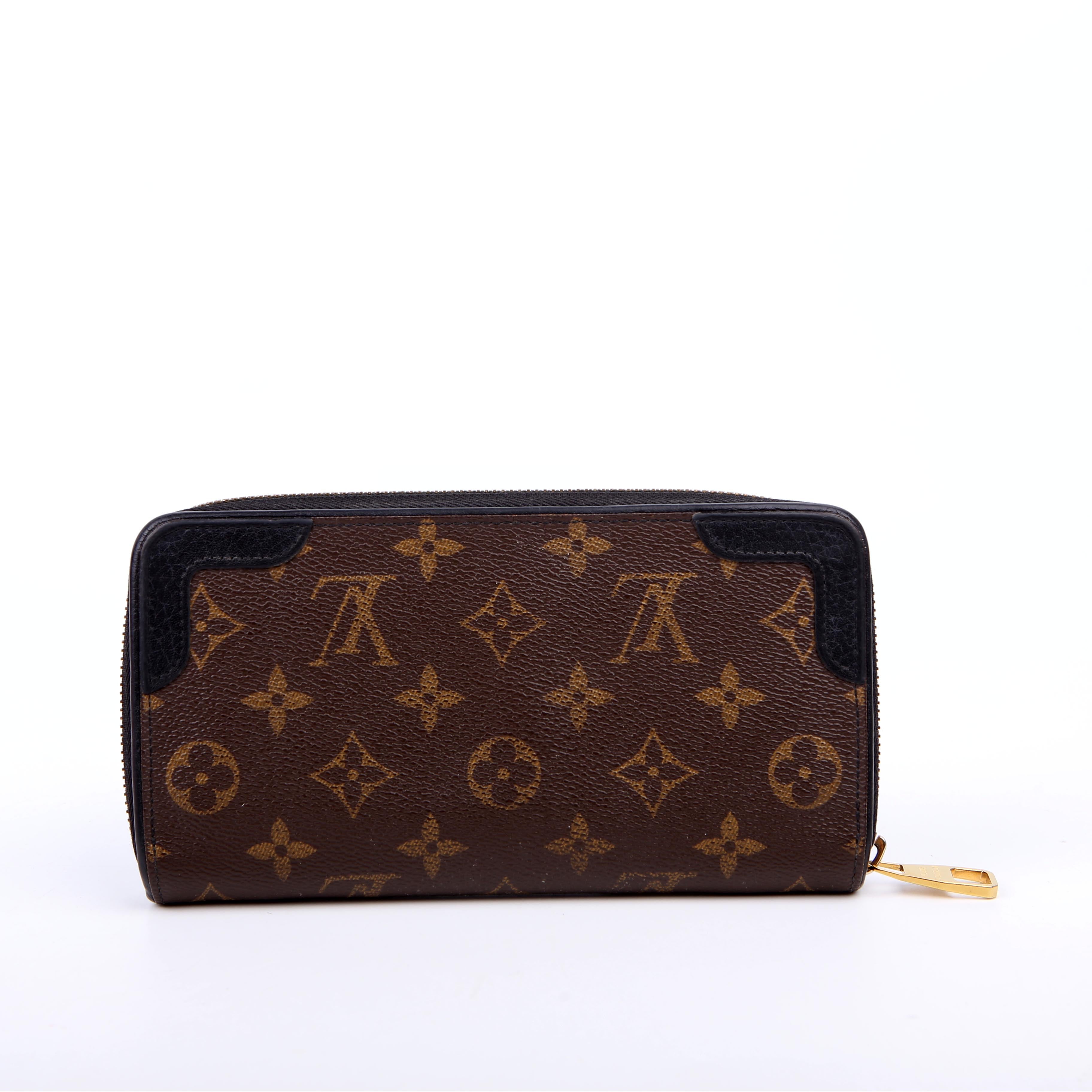 Zippy Wallet Retiro Monogram Black