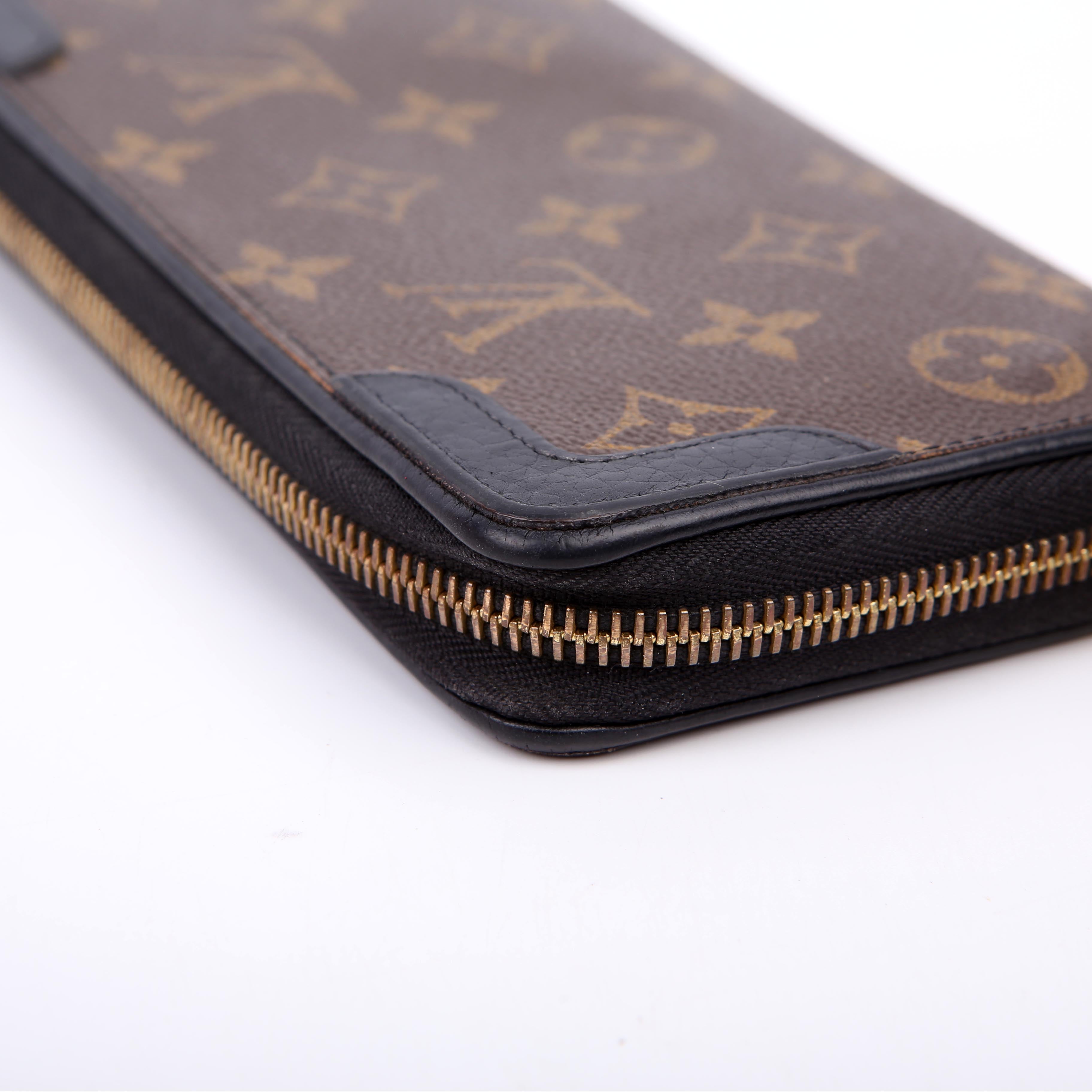 Zippy Wallet Retiro Monogram Black