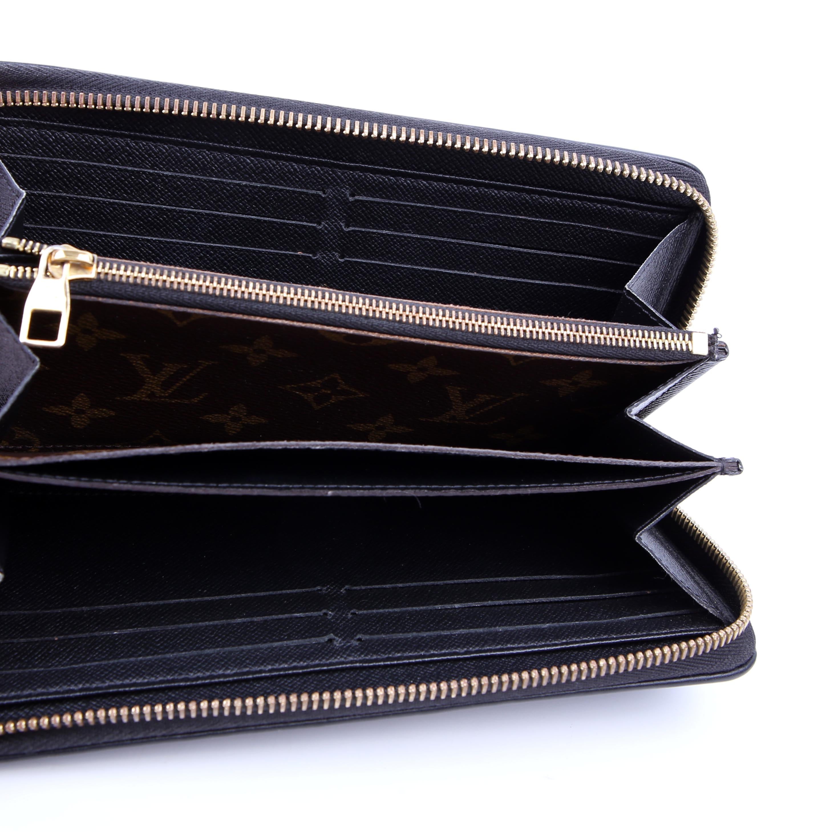Zippy Wallet Retiro Monogram Black