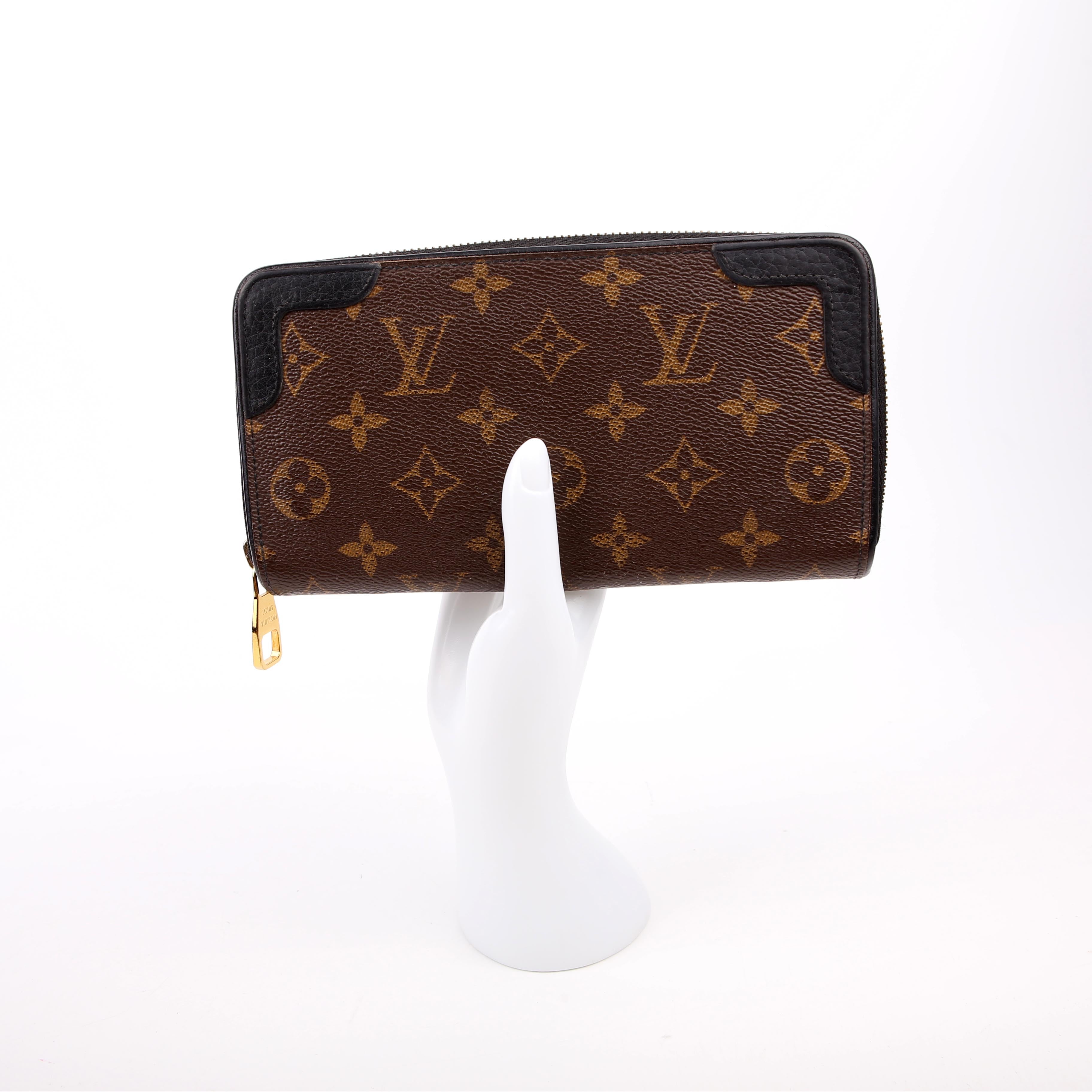 Zippy Wallet Retiro Monogram Black
