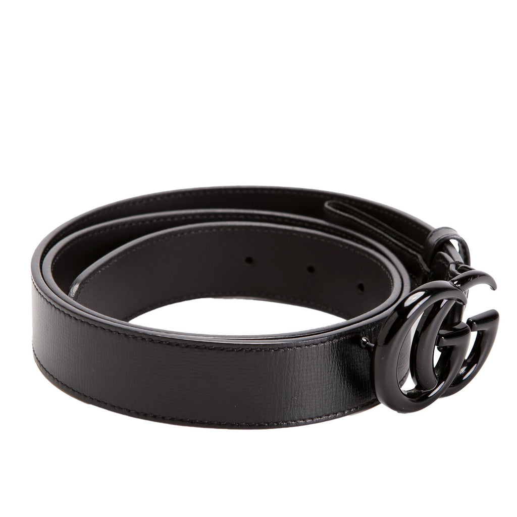 414516 GG Marmont Belt Size 90/36 Black